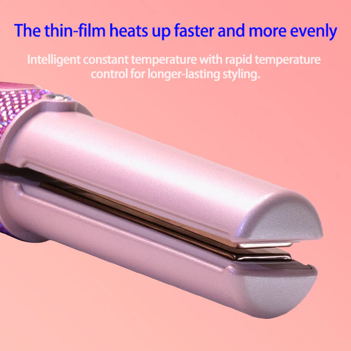 Wireless Cordless Hair Straightener 5000mAh Portable Flat Iron