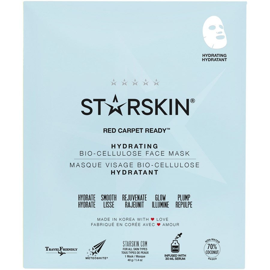 StarSkin Cloth mask Hydrating Face Mask Bio-Cellulose Red Carpet Ready