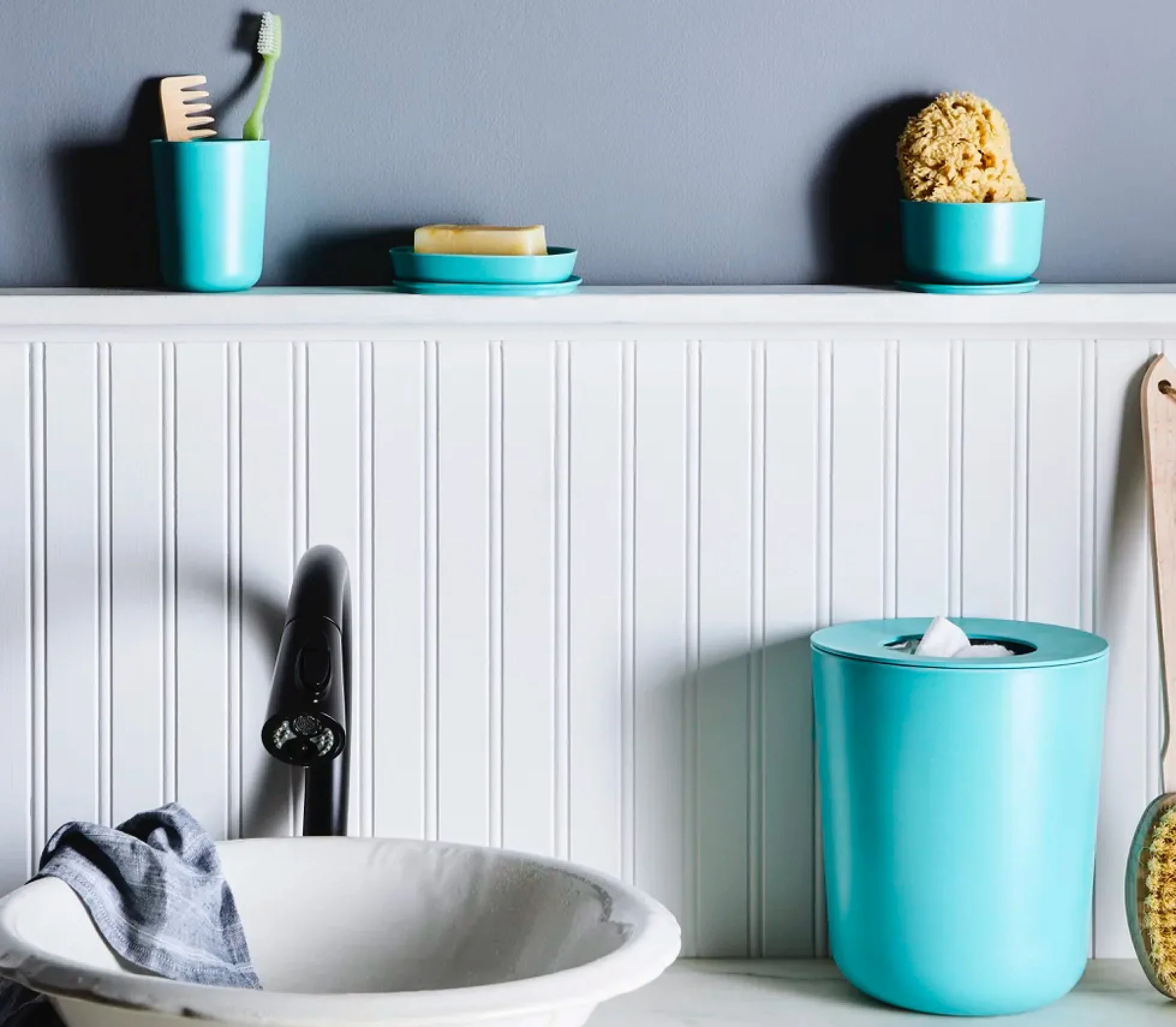 Vogeelle Bathroom Bin 4.5 L - Lagoon