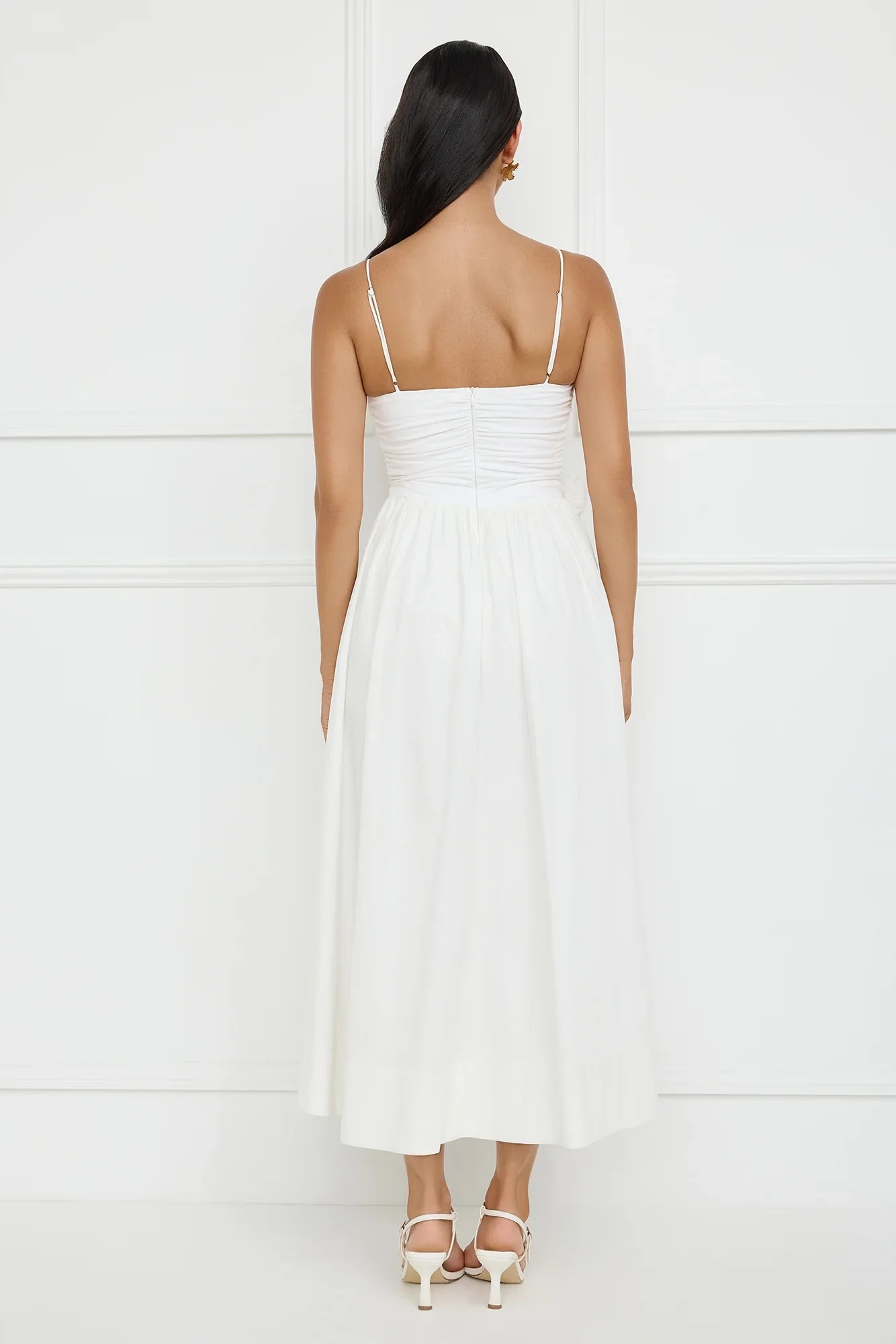 Trendsetter'S Way Maxi Dress White - luluinthesky