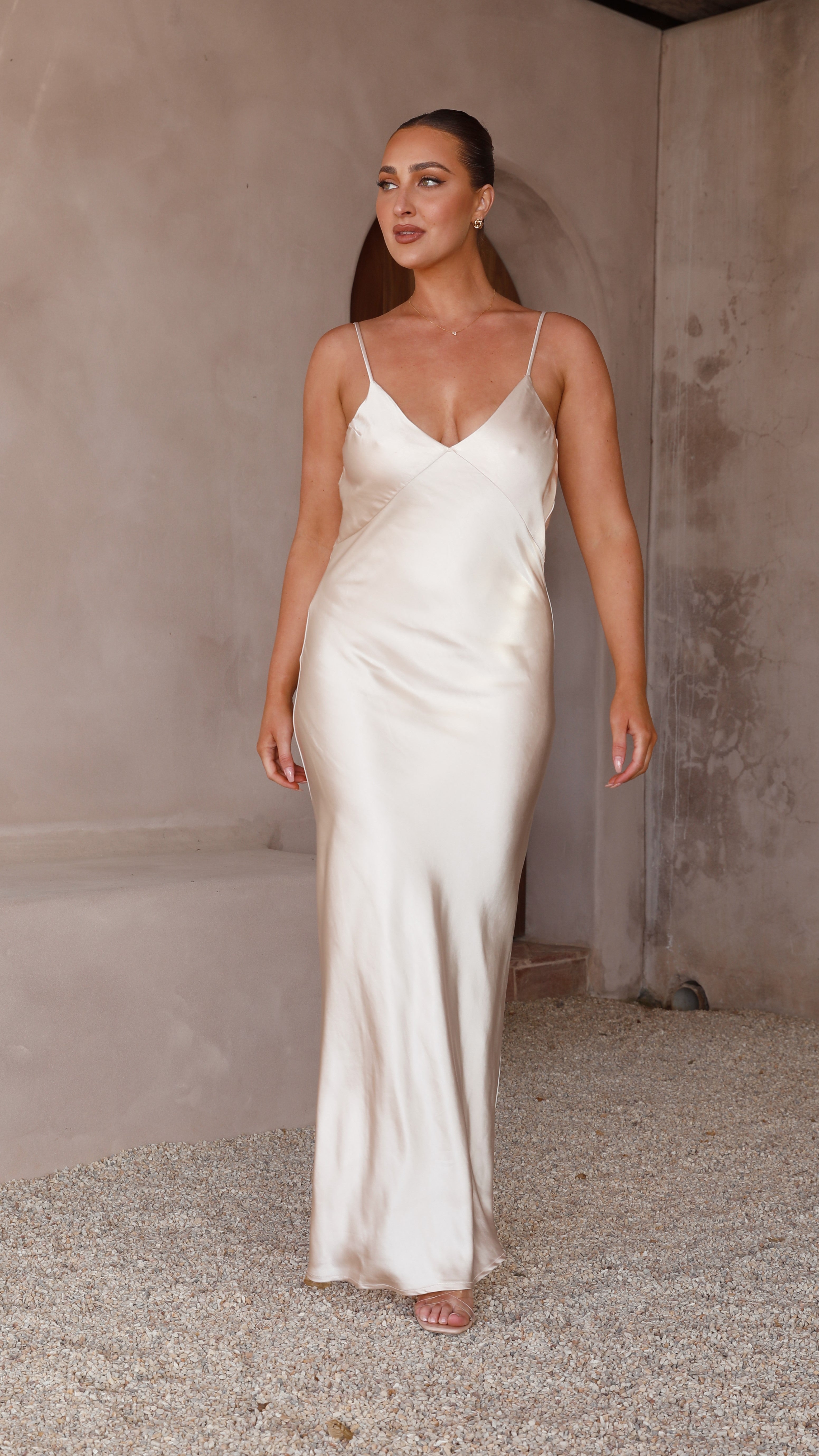 Gisella Maxi Dress - Champagne