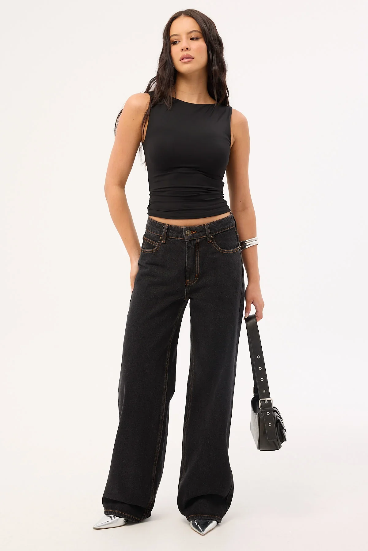 Lioness Top Model Jean Charcoal