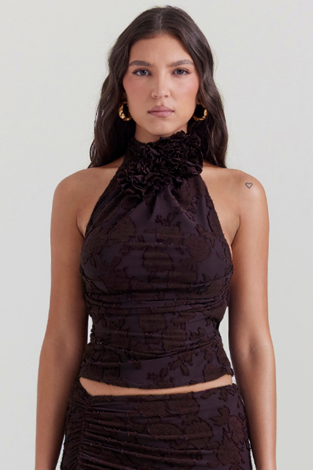 cocoa halter top