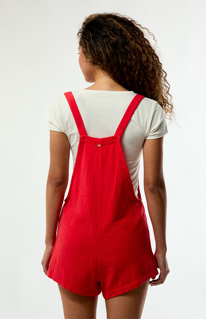 Billabong Beach Crush Denim Overalls