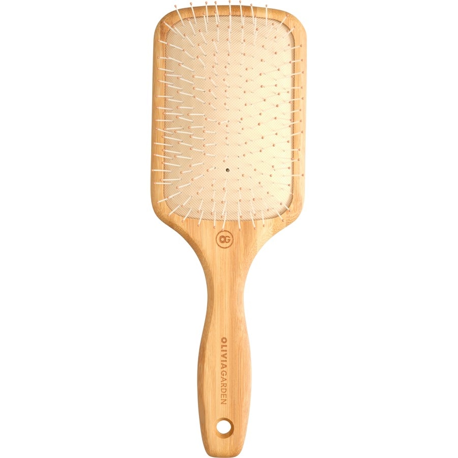 Olivia Garden Bamboo Touch Bambusowa szczotka do rozczesywania włosów z nylonowym włosiem