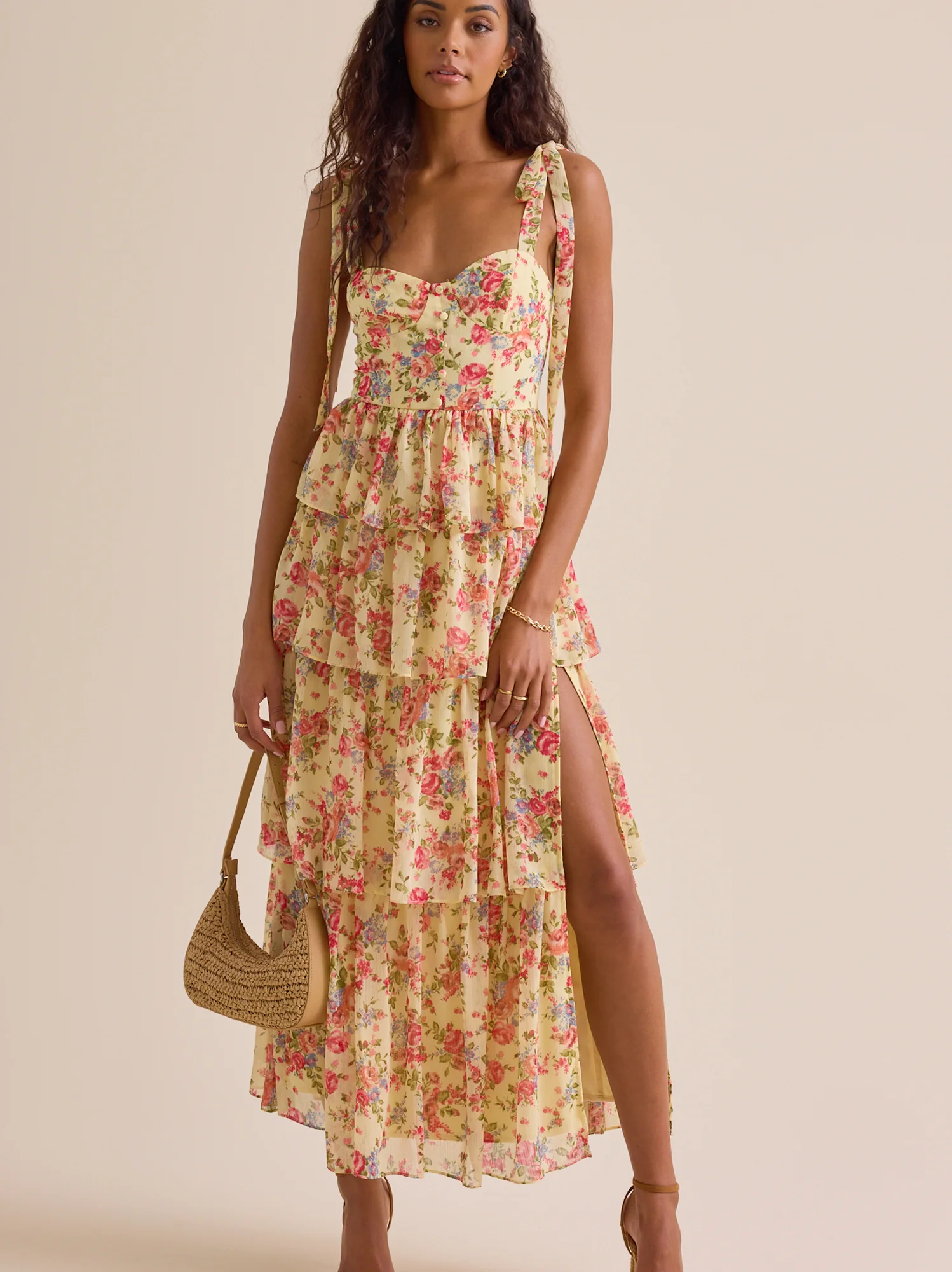 Vivian Floral Maxi Dress