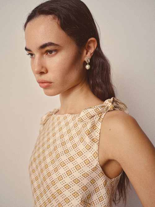 Louisa Silk Twill Dress