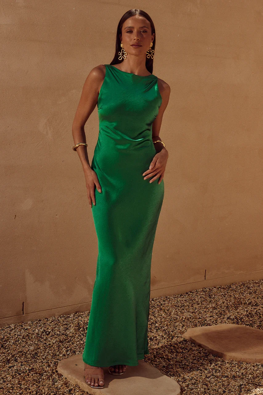 SAMSARA DRESS - EMERALD