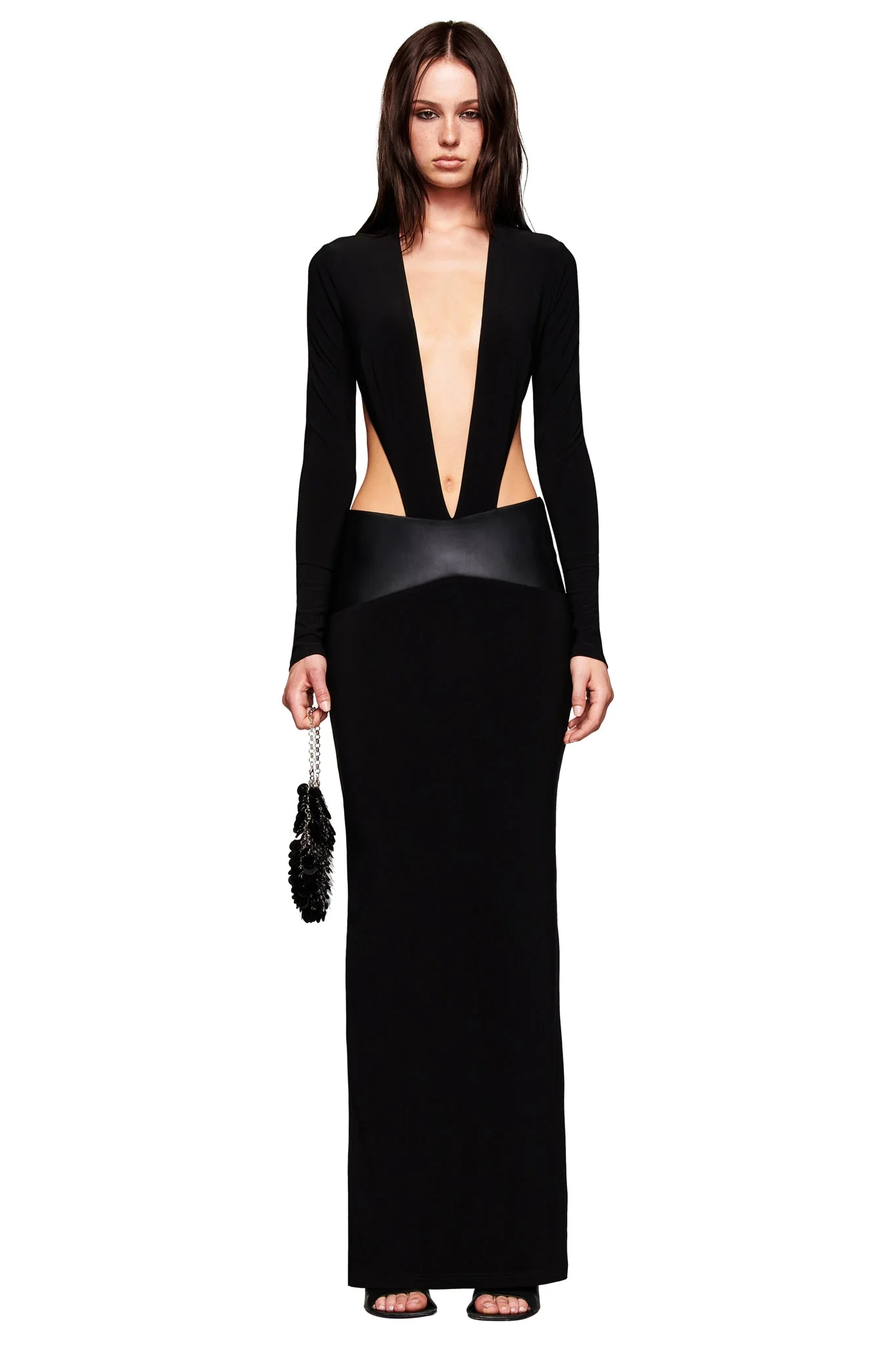 Carmina Maxi Dress - Black