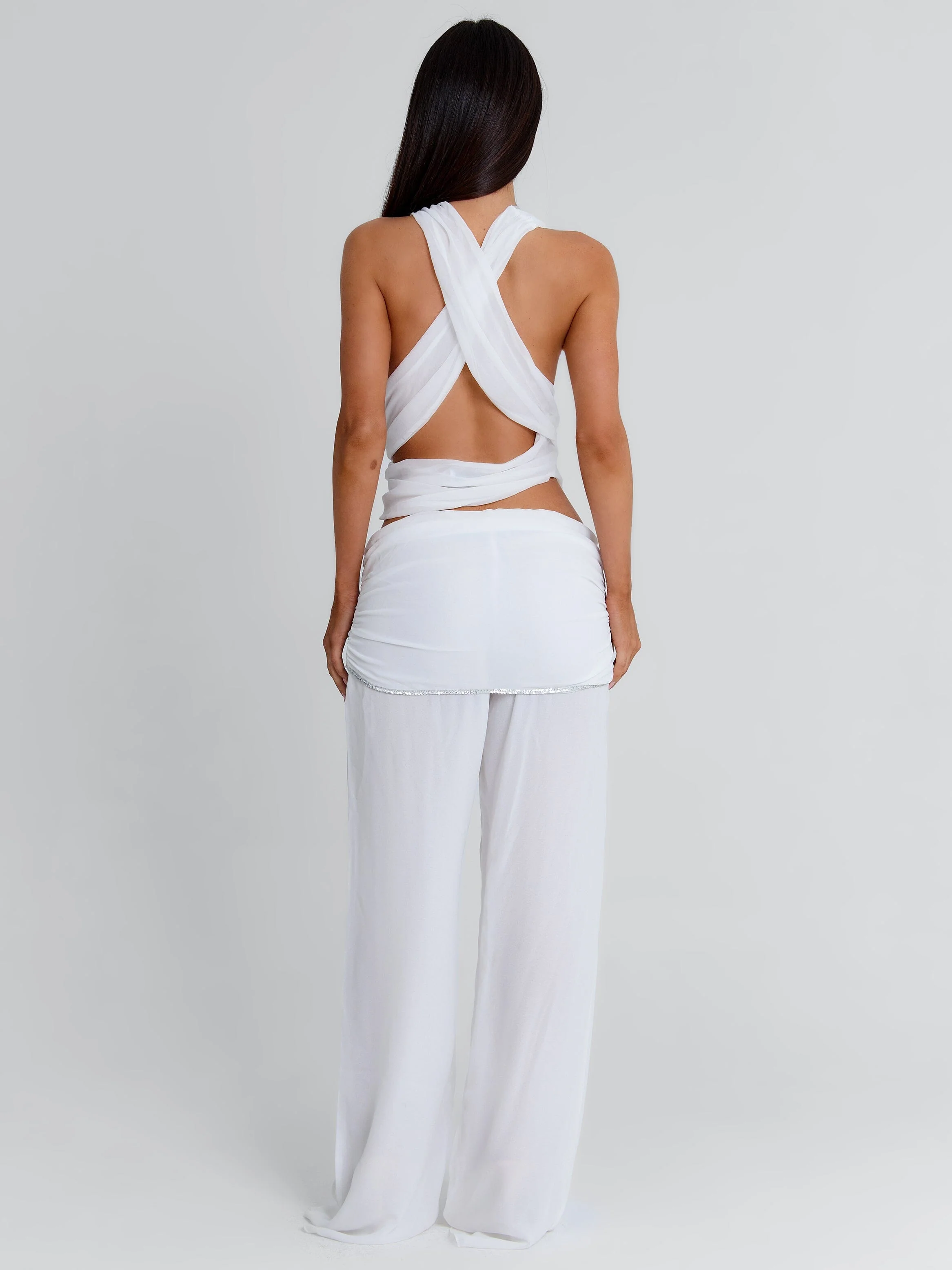 Danna Pant White