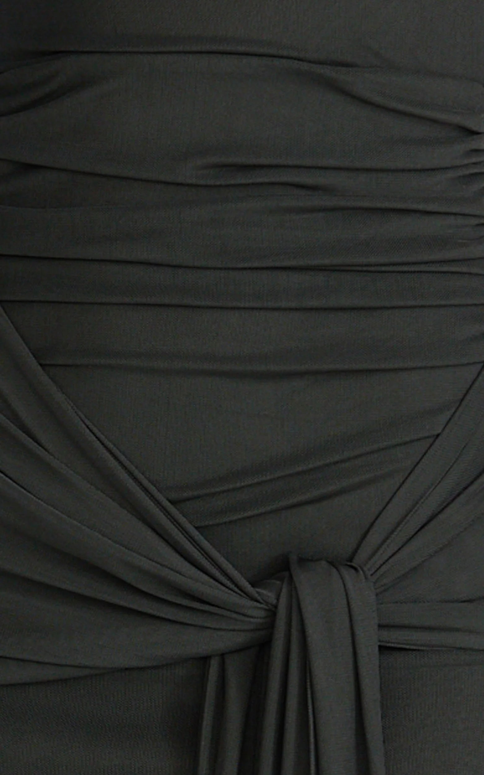 Nicolette Maxi Dress - Cape Sleeve Off Shoulder Dress in Black