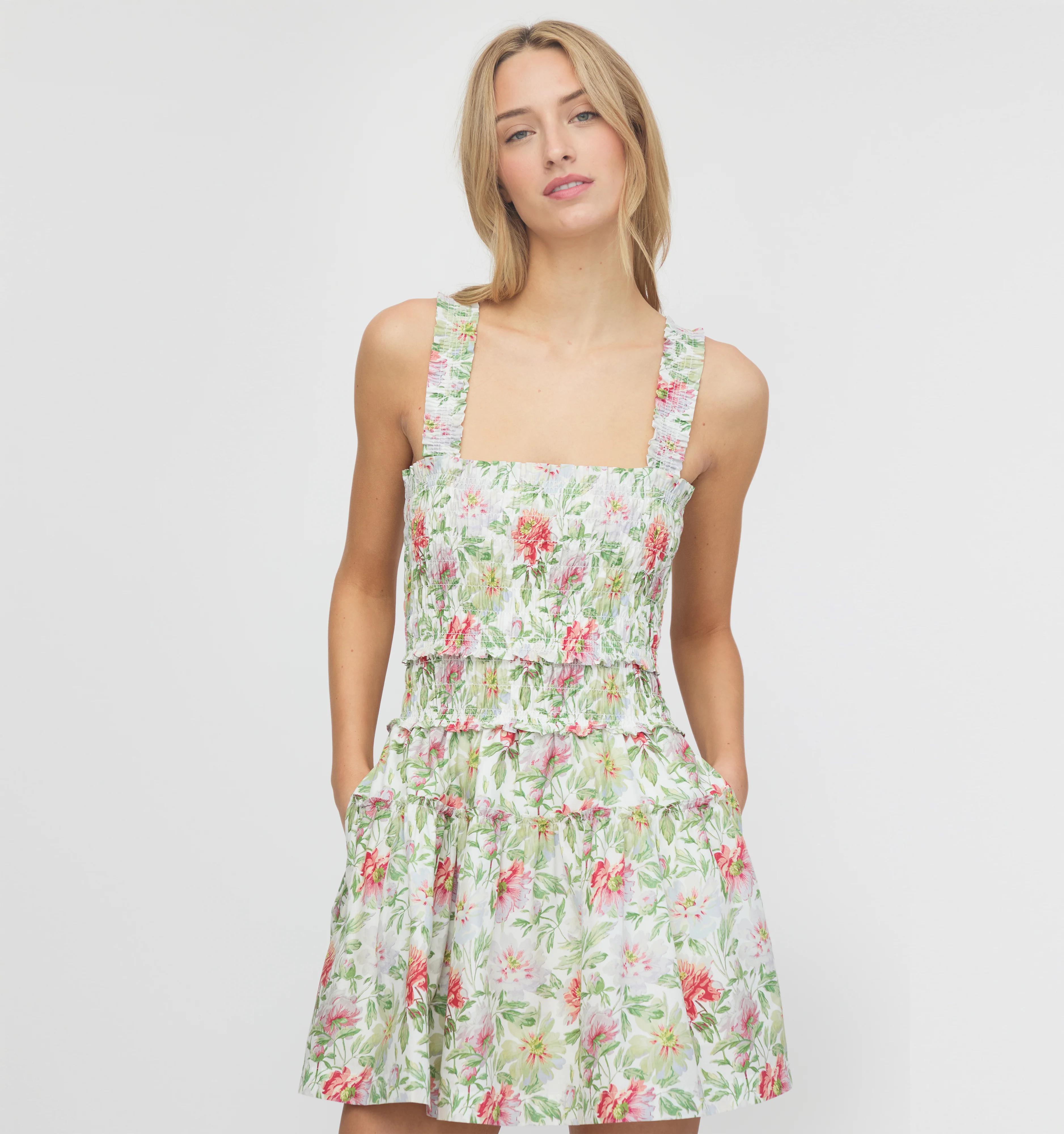 The Azalea Mini Nap Dress - Peony Chintz