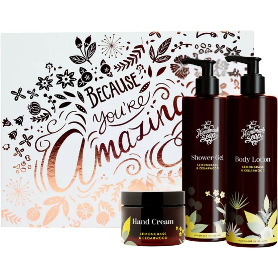 The Handmade Soap Lemongrass & Cedarwood Bodycare Gift Set Because You're Amazing