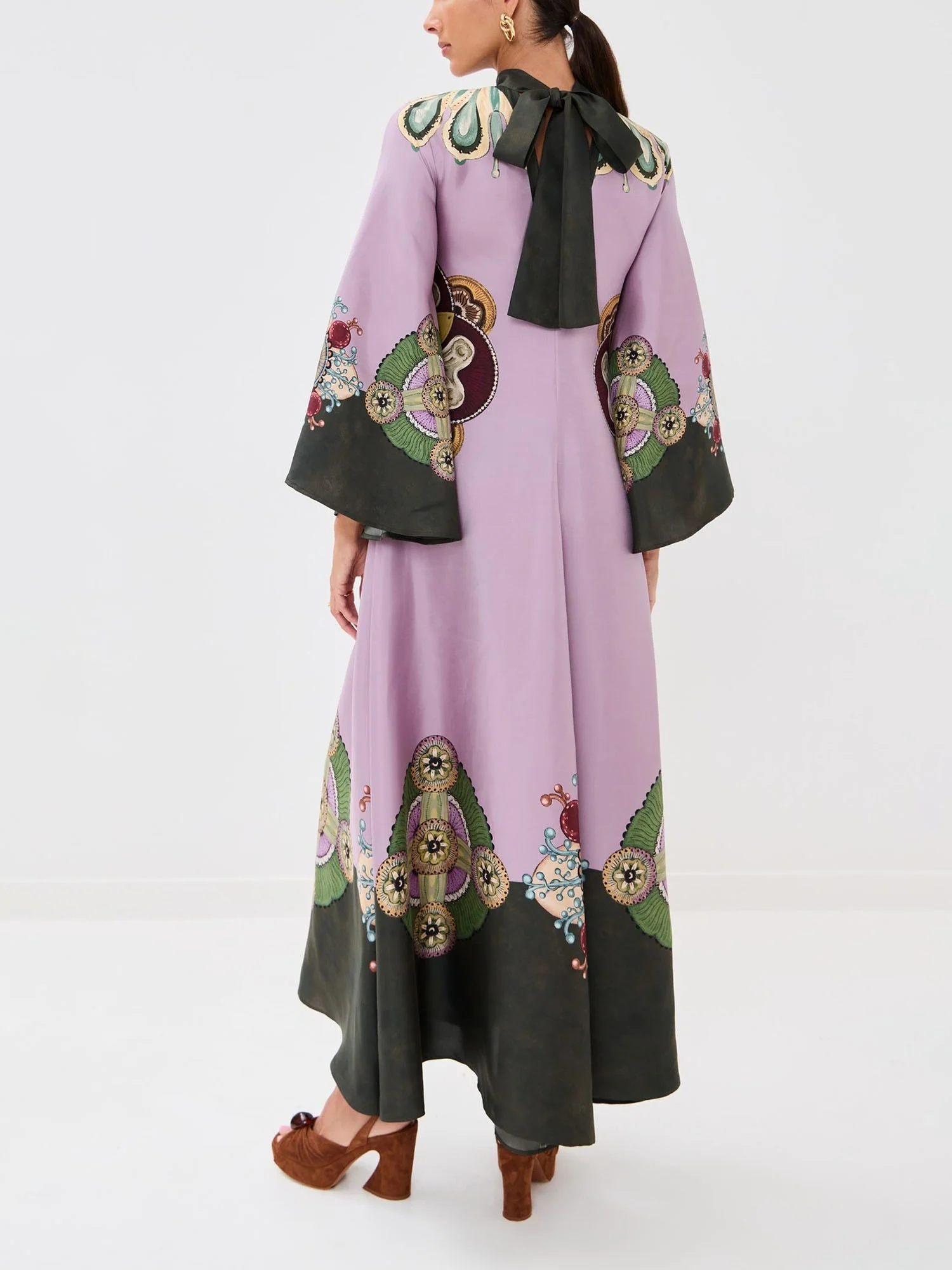 Veiled Whispers Maxi Dress