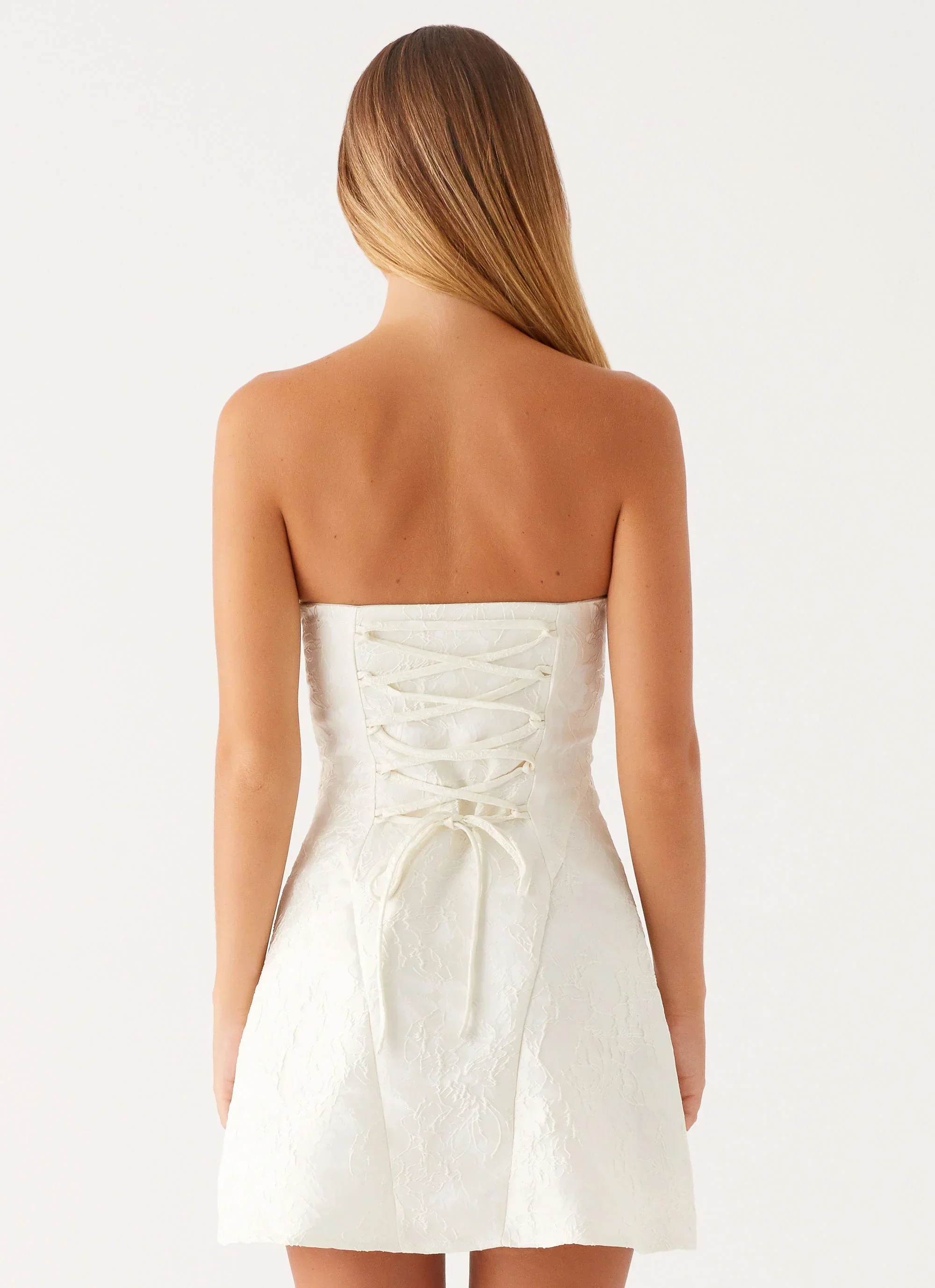 So Stylish Mini Dress - White - luluinthesky