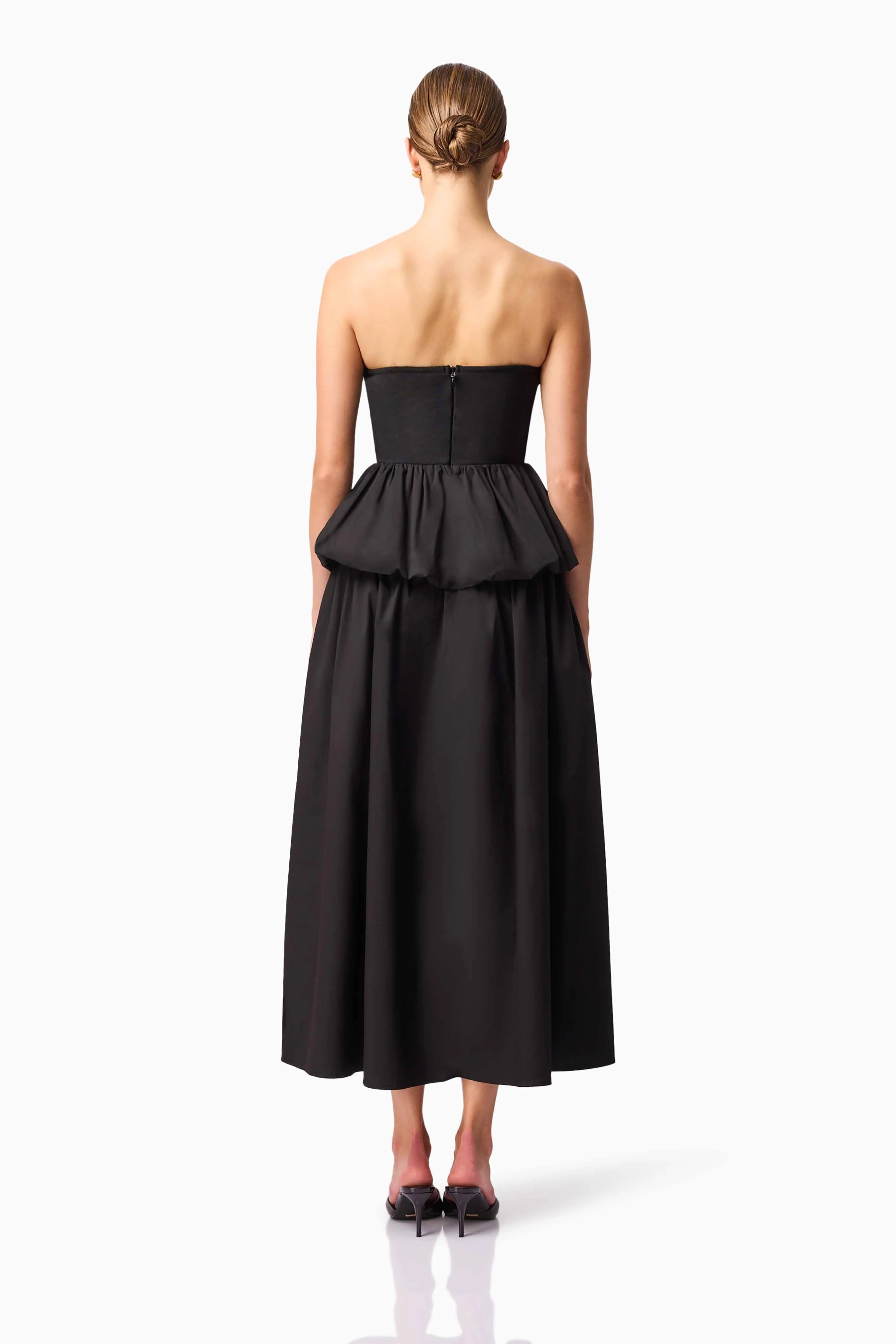 CURAAE Delia Top & Skirt Set in Black
