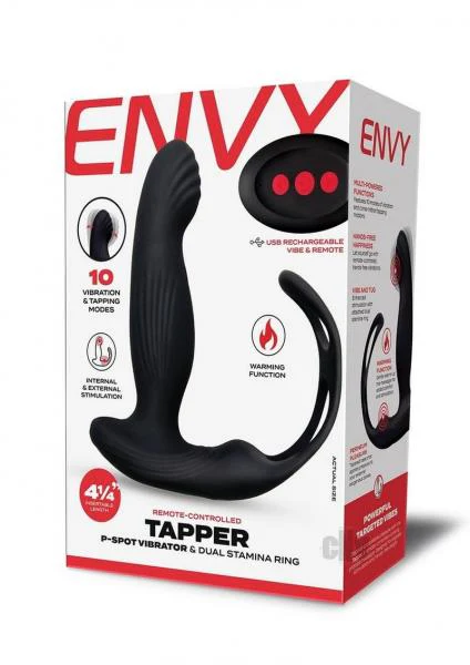 Envy Toys Remote Tapper P Spot Dual Ring - lemrro