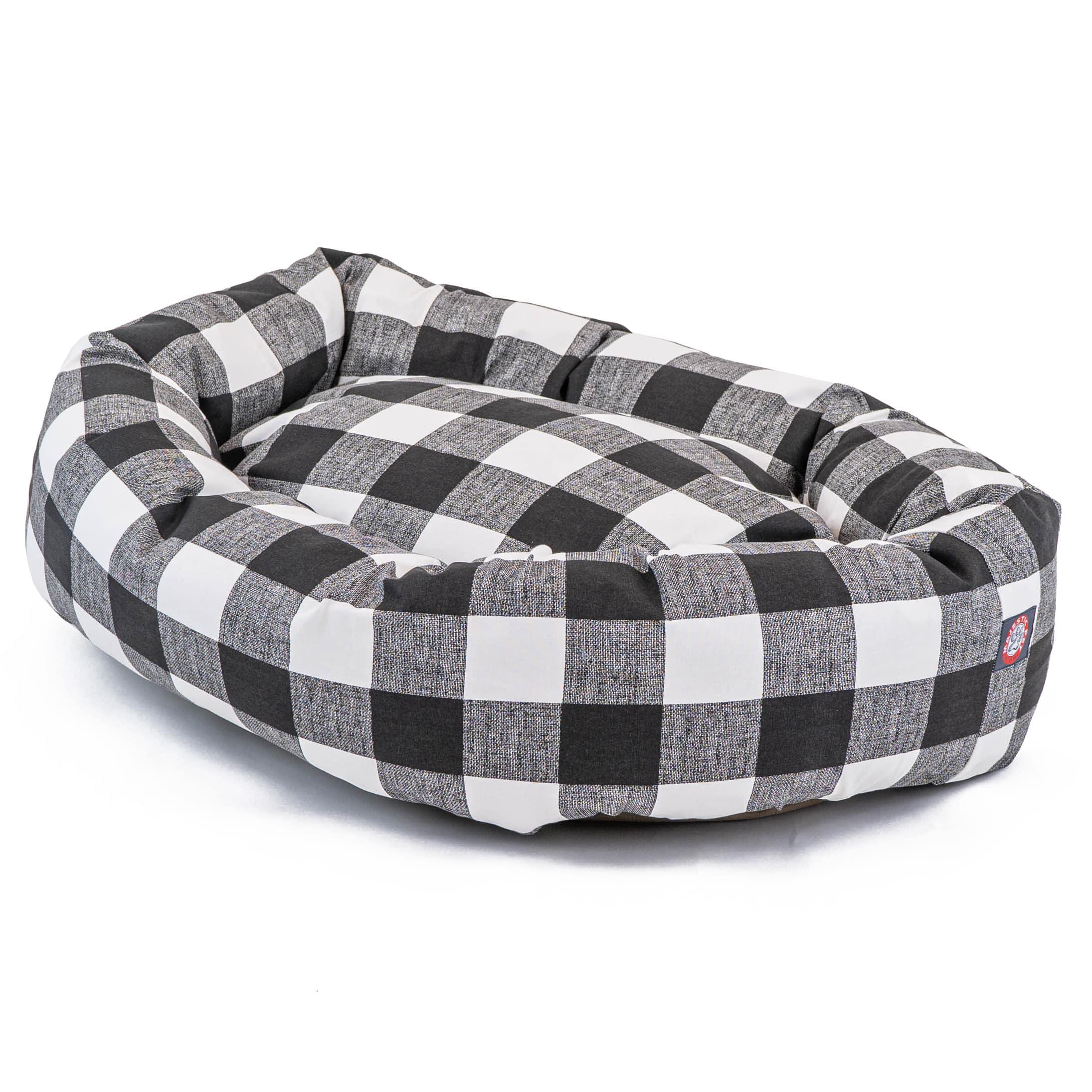 Anderson Check Bagel Dog Bed