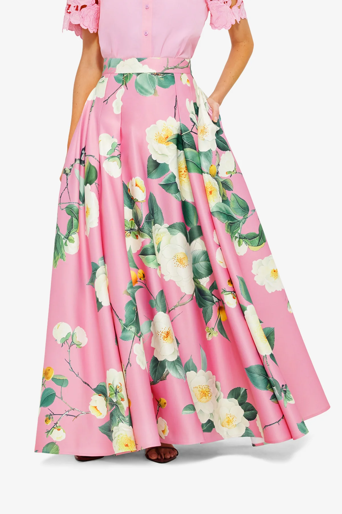Reinette Skirt - Camelia Print