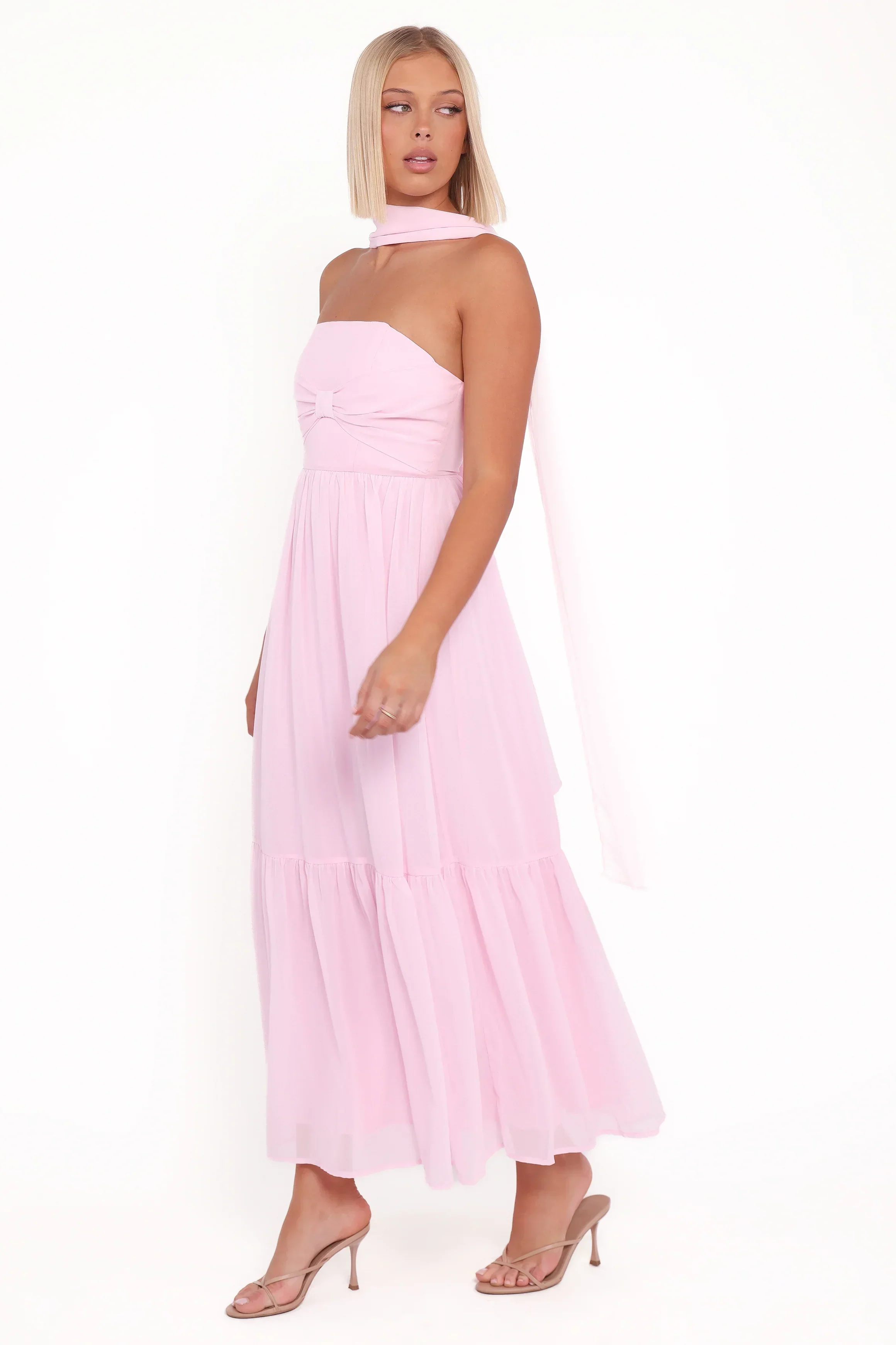 Celestria Maxi Dress - Pink - luluinthesky