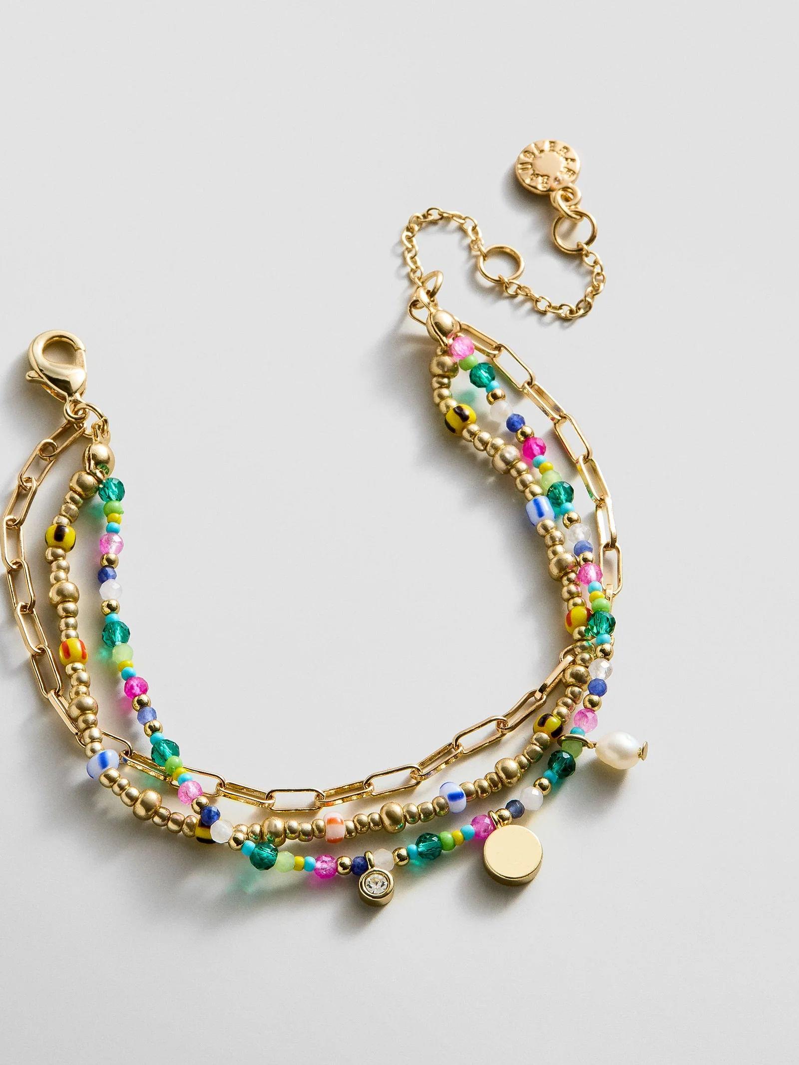 Rowan Semi-Precious Layered Bracelet - St. Tropez