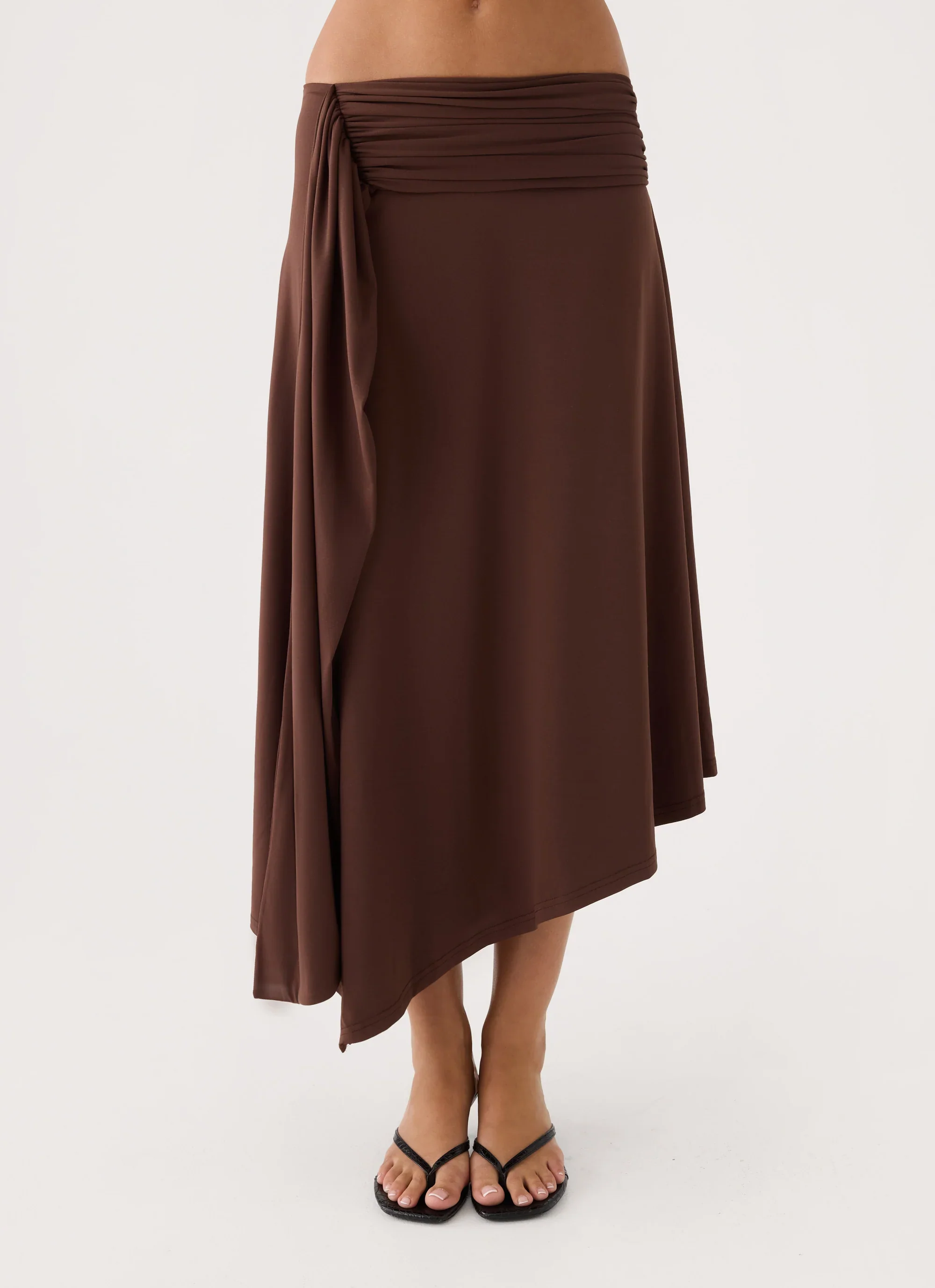 Briege Maxi Skirt - Chocolate