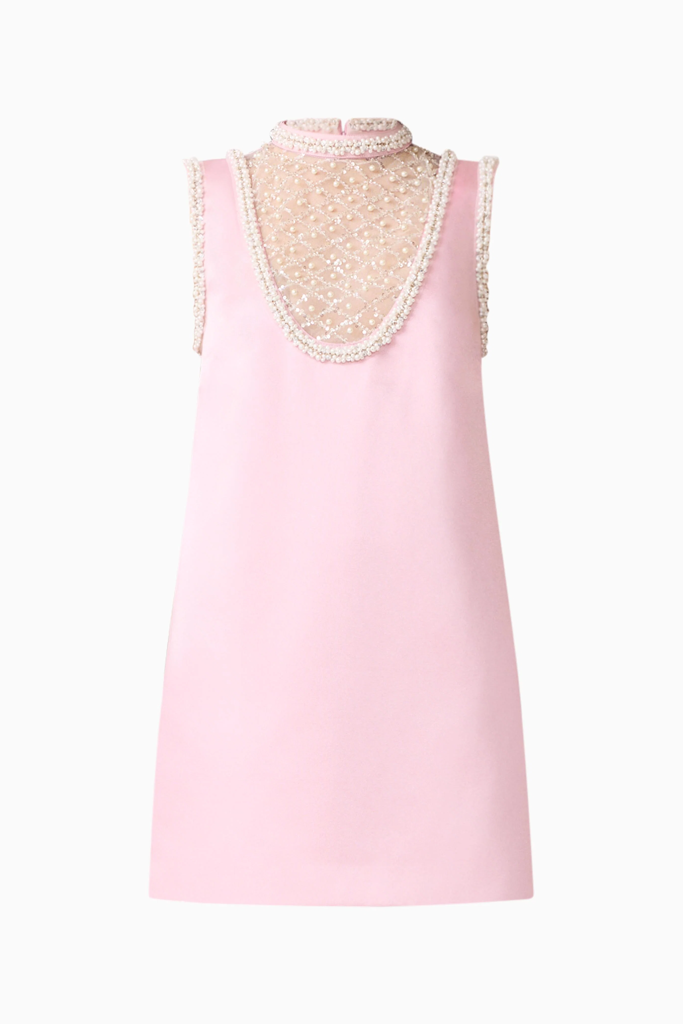 Espera Shift Mini Dress in Rose Pink