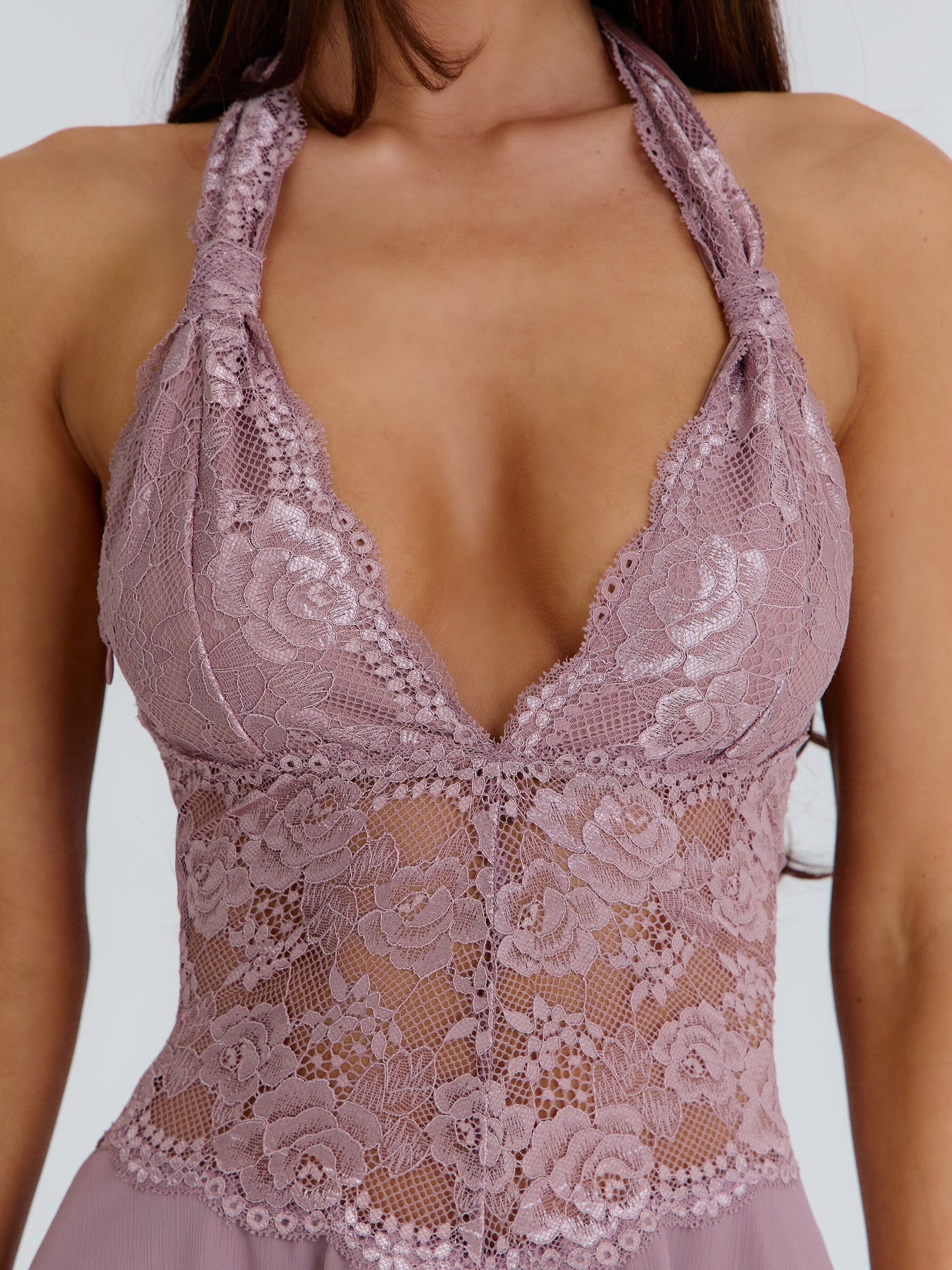 JAYDAH PLAYSUIT DUSTY PURPLE