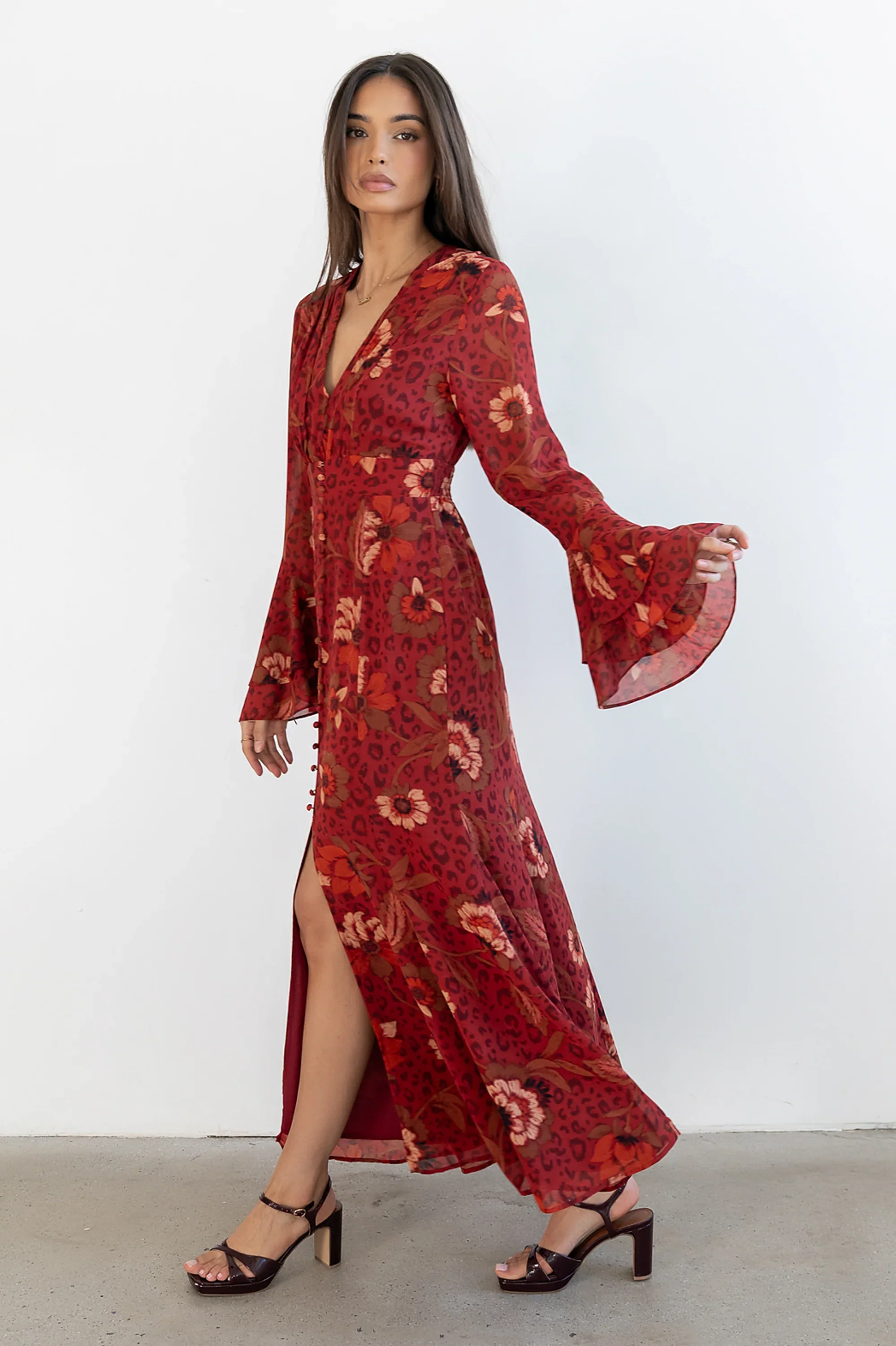 Theo Floral Maxi Dress