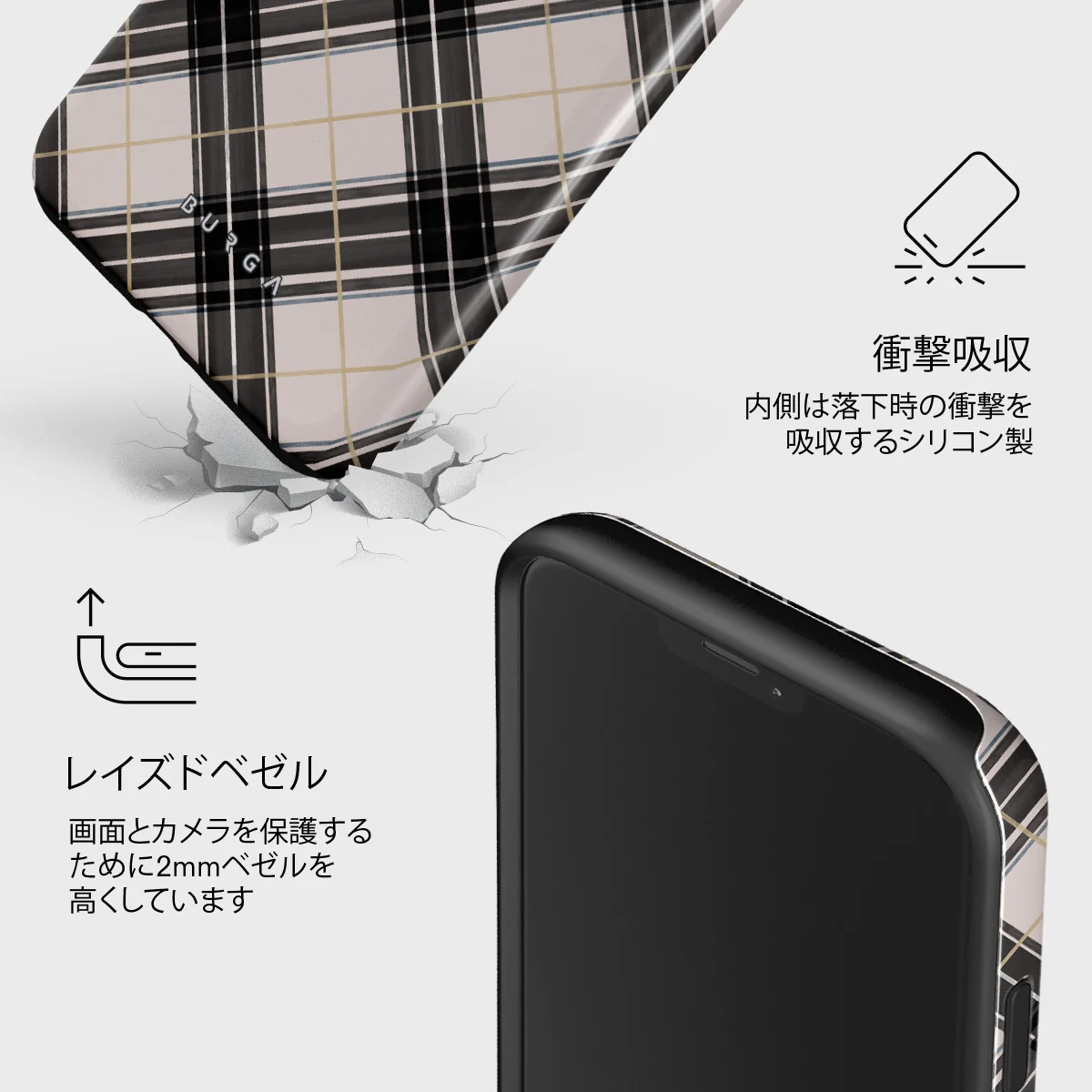 Plaid Please - iPhone 12 Mini ケース