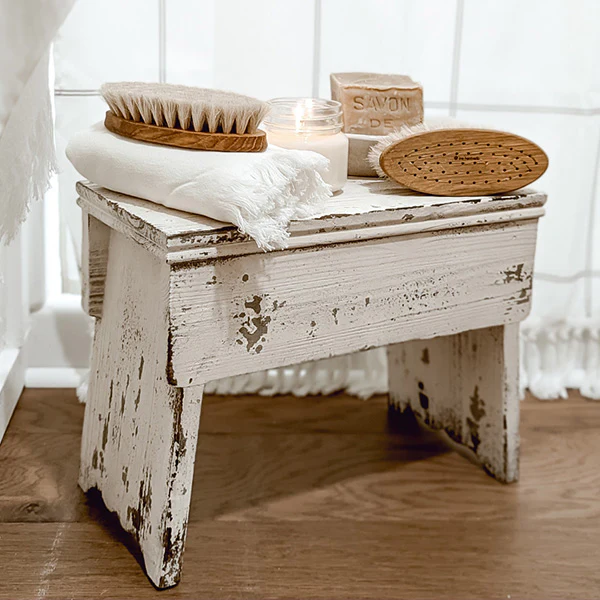 Chippy Wooden Stool Riser