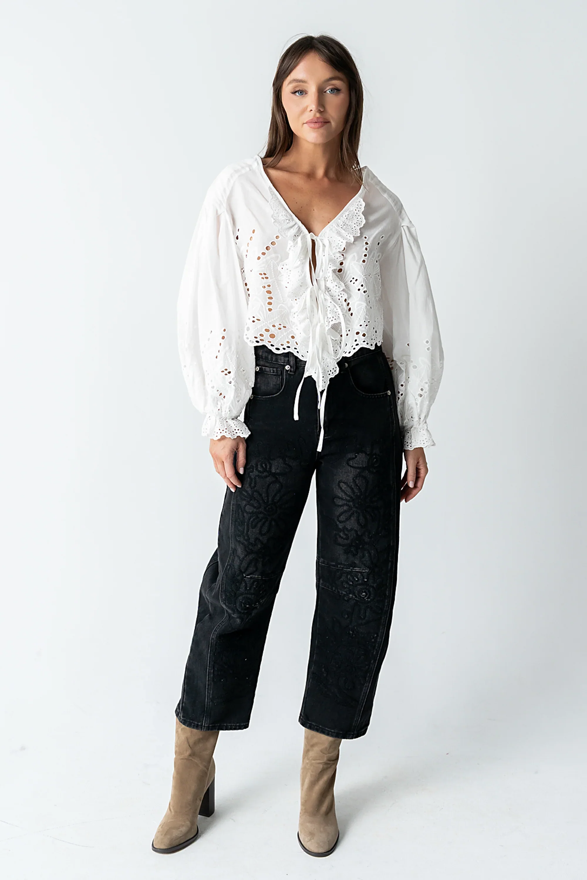 Lettie Embroidered Blouse