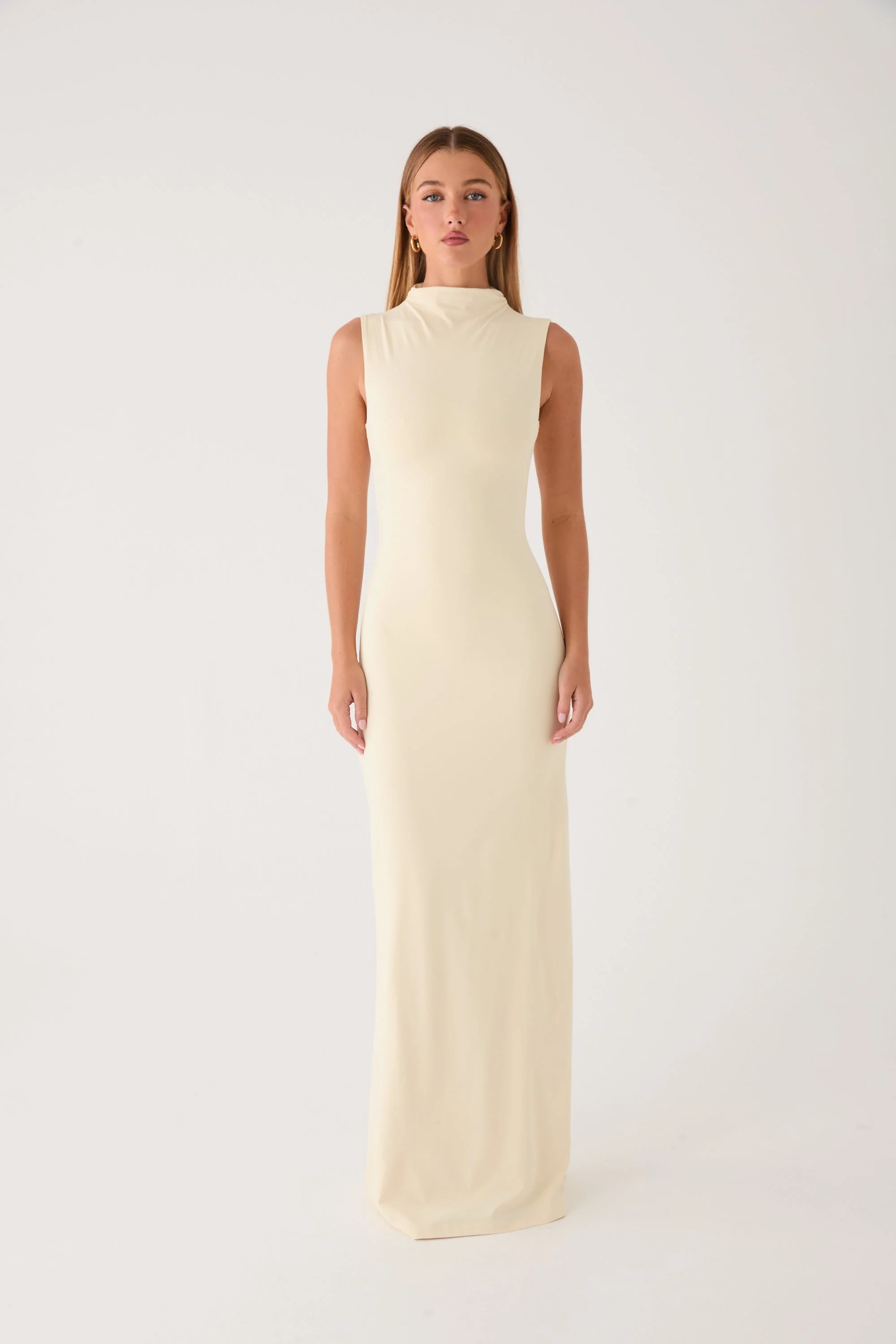 On My Time Maxi Dress - Baby Yellow - luluinthesky