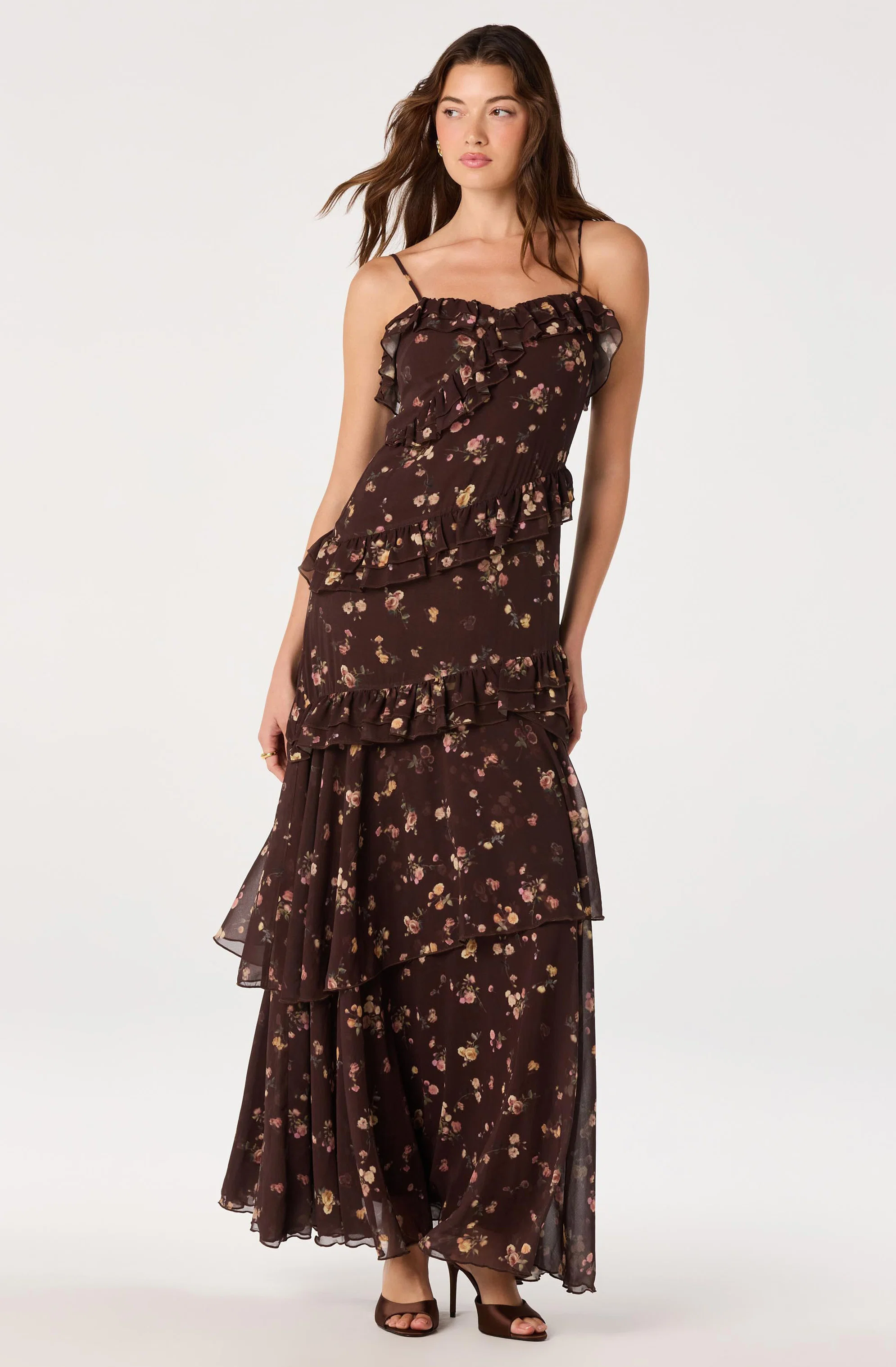 Journee Tiered Maxi Dress