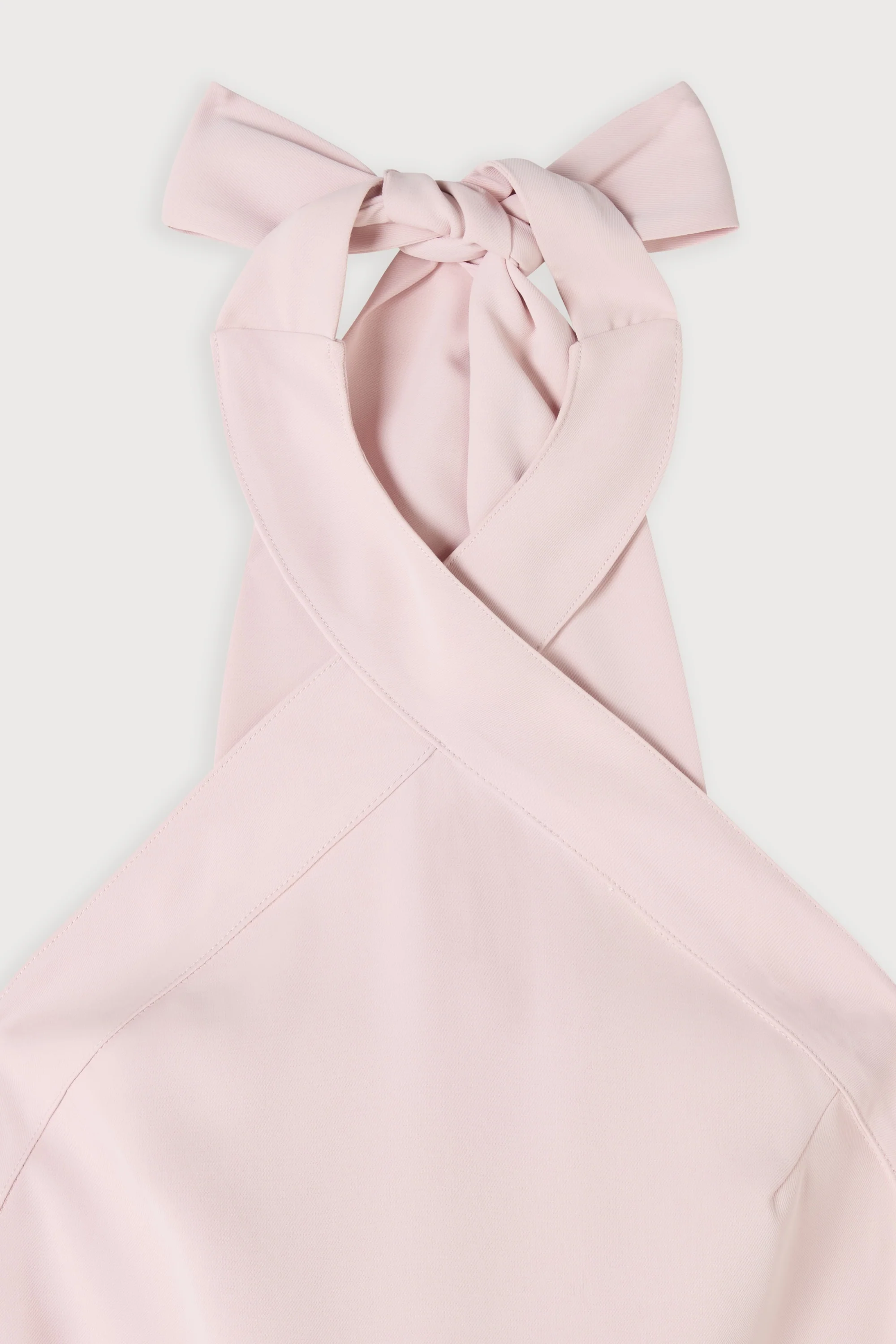 Cross Halter Neck Maxi Dress