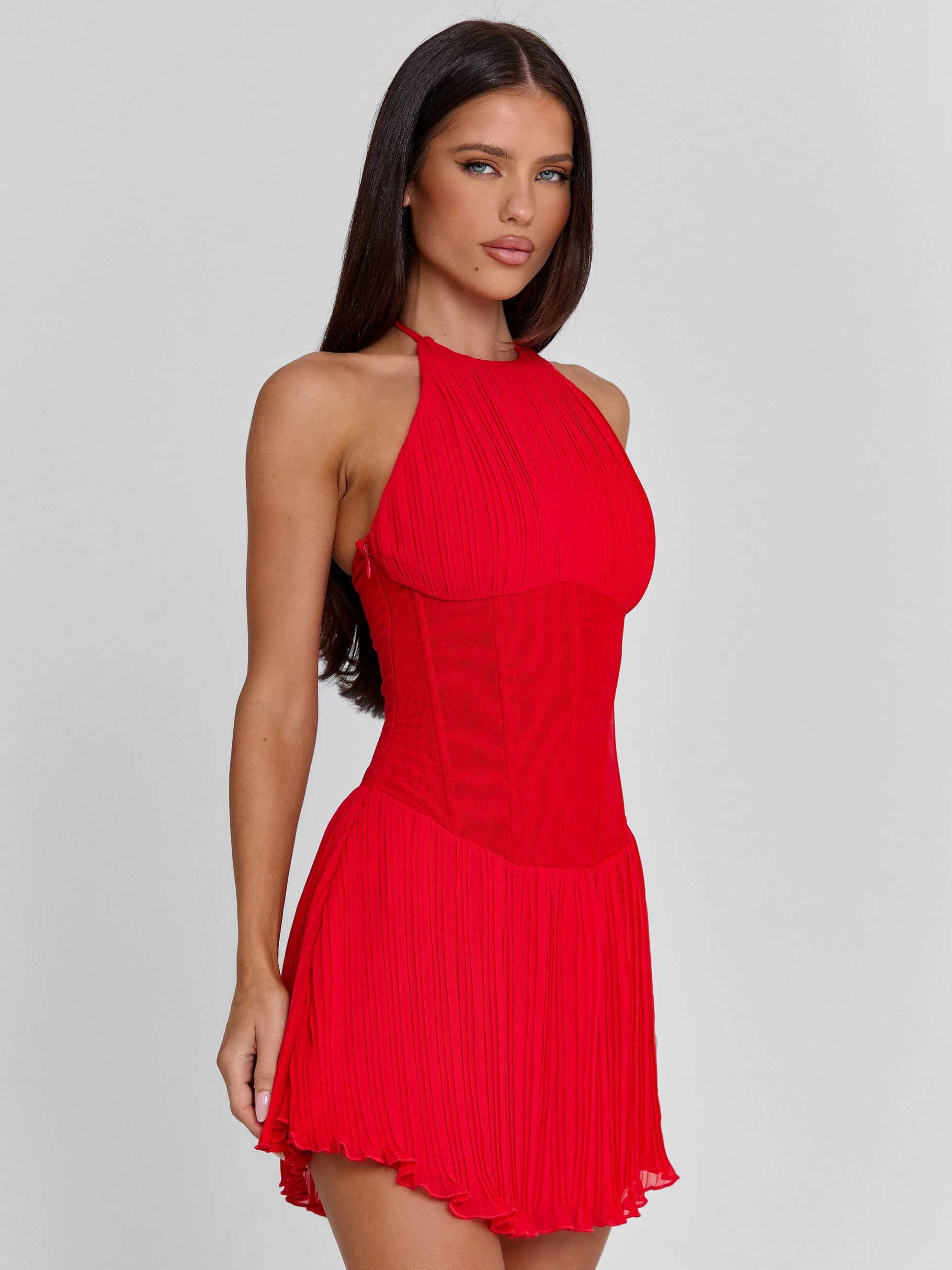 Calla Mini Dress Red