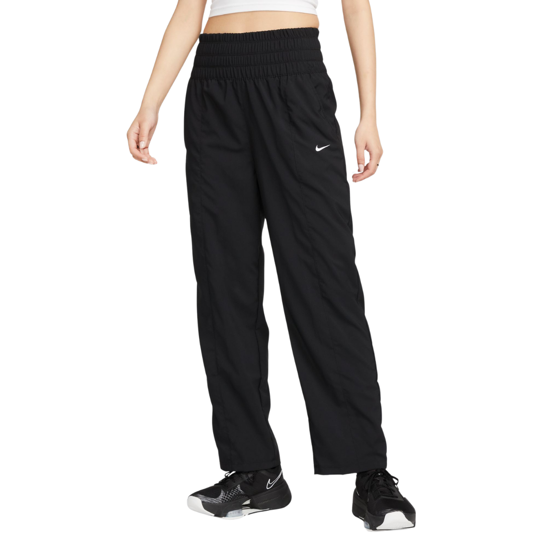 NIKE Dri-Fit One Women's High-Waisted Trainning T-Bottom Black FB5019-010