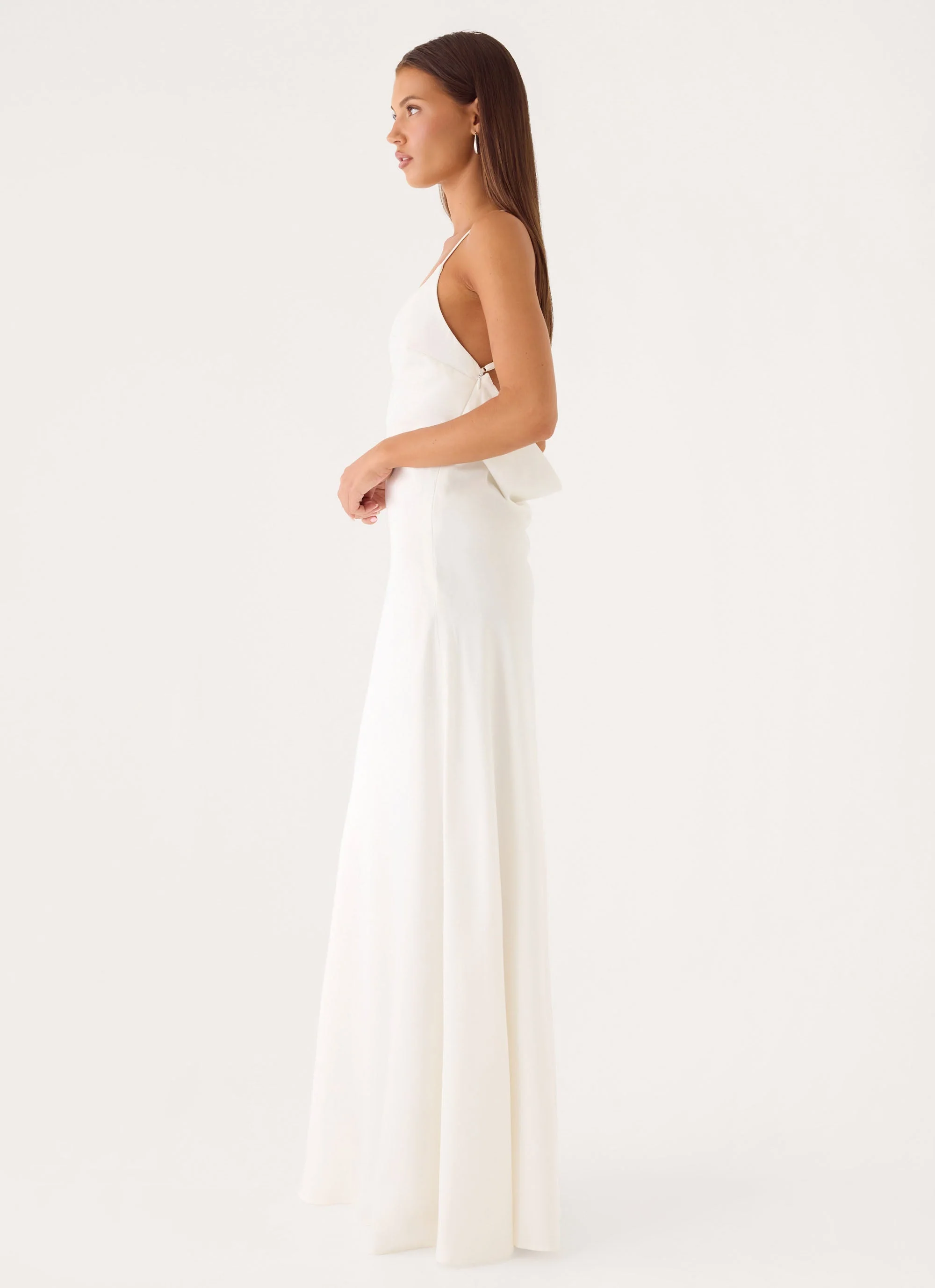 Bailie Maxi Dress - White - luluinthesky