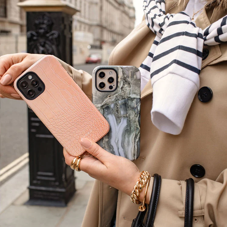 Pink Croco - Samsung Galaxy S25 Edge ケース