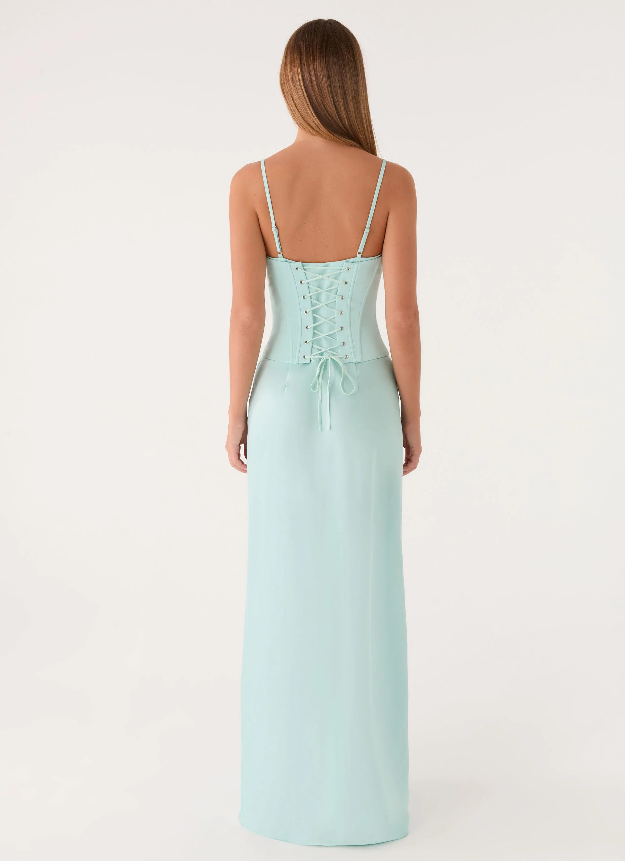 Merritt Maxi Dress - Aqua
