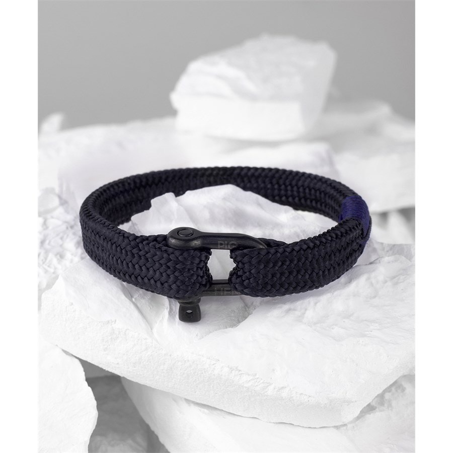 Pig & Hen Rope Bracelets Sharp Simon Czarny | Czarny