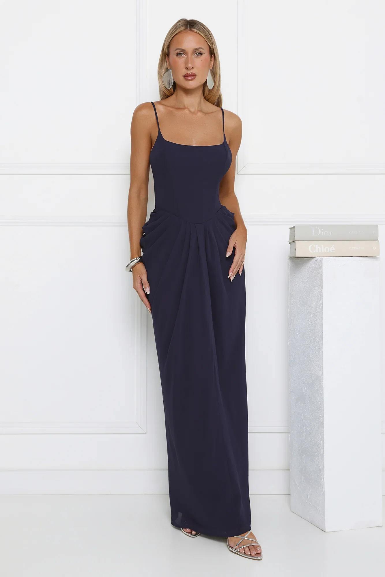 Invest In Yourself Maxi Dress Navy