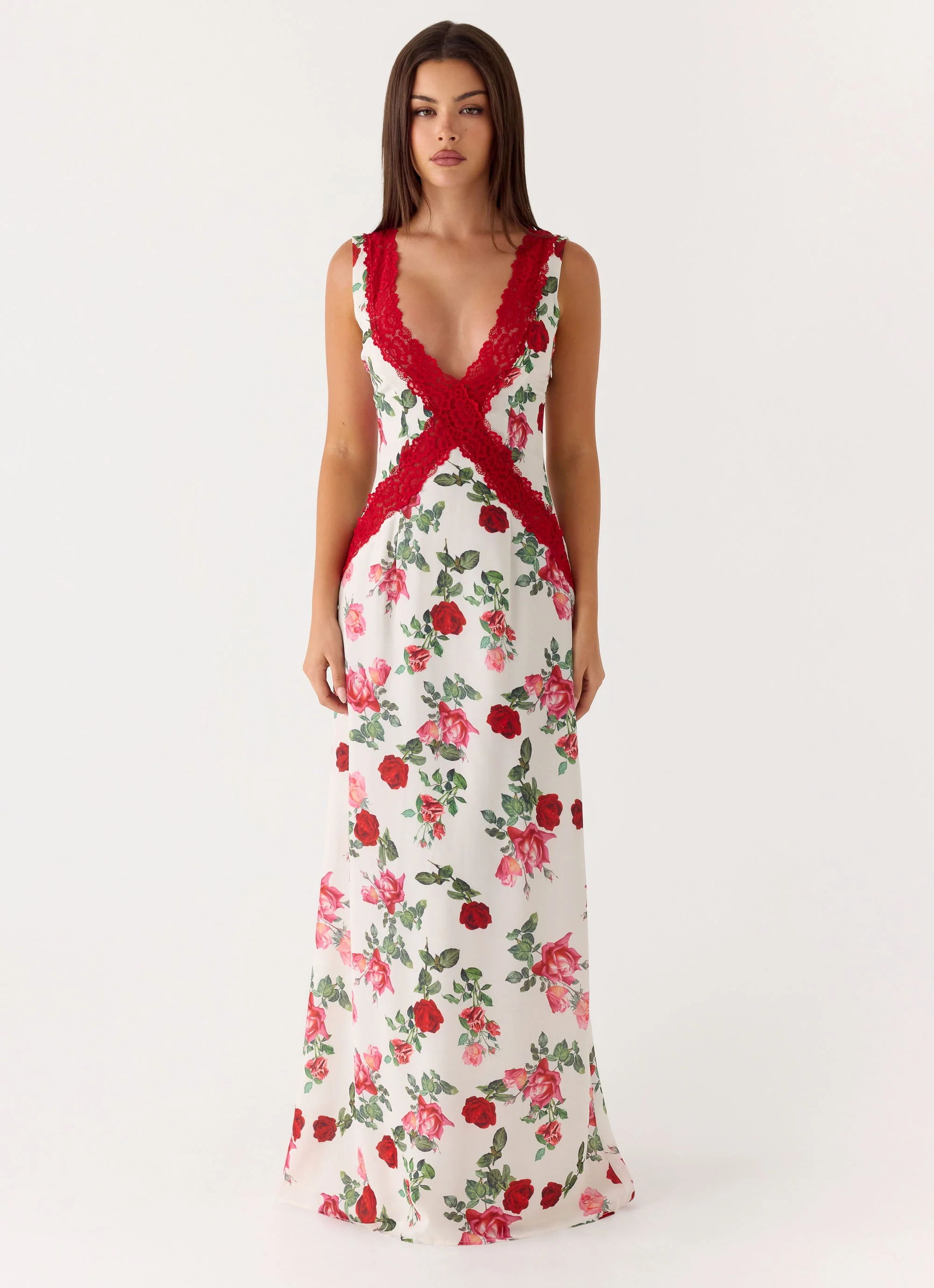 Aoifie Maxi Dress - Ivory Bloom