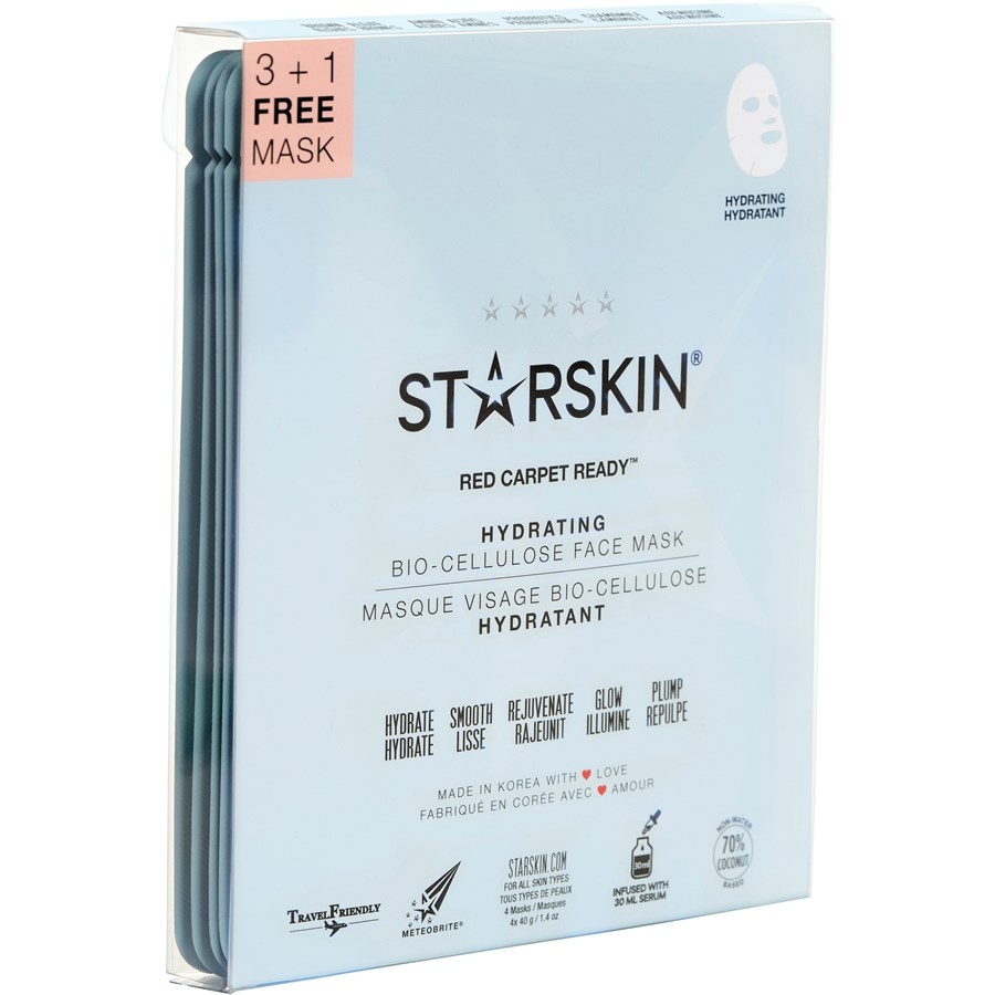 StarSkin Cloth mask Hydrating Face Mask Set Bio-Cellulose Red Carpet Ready