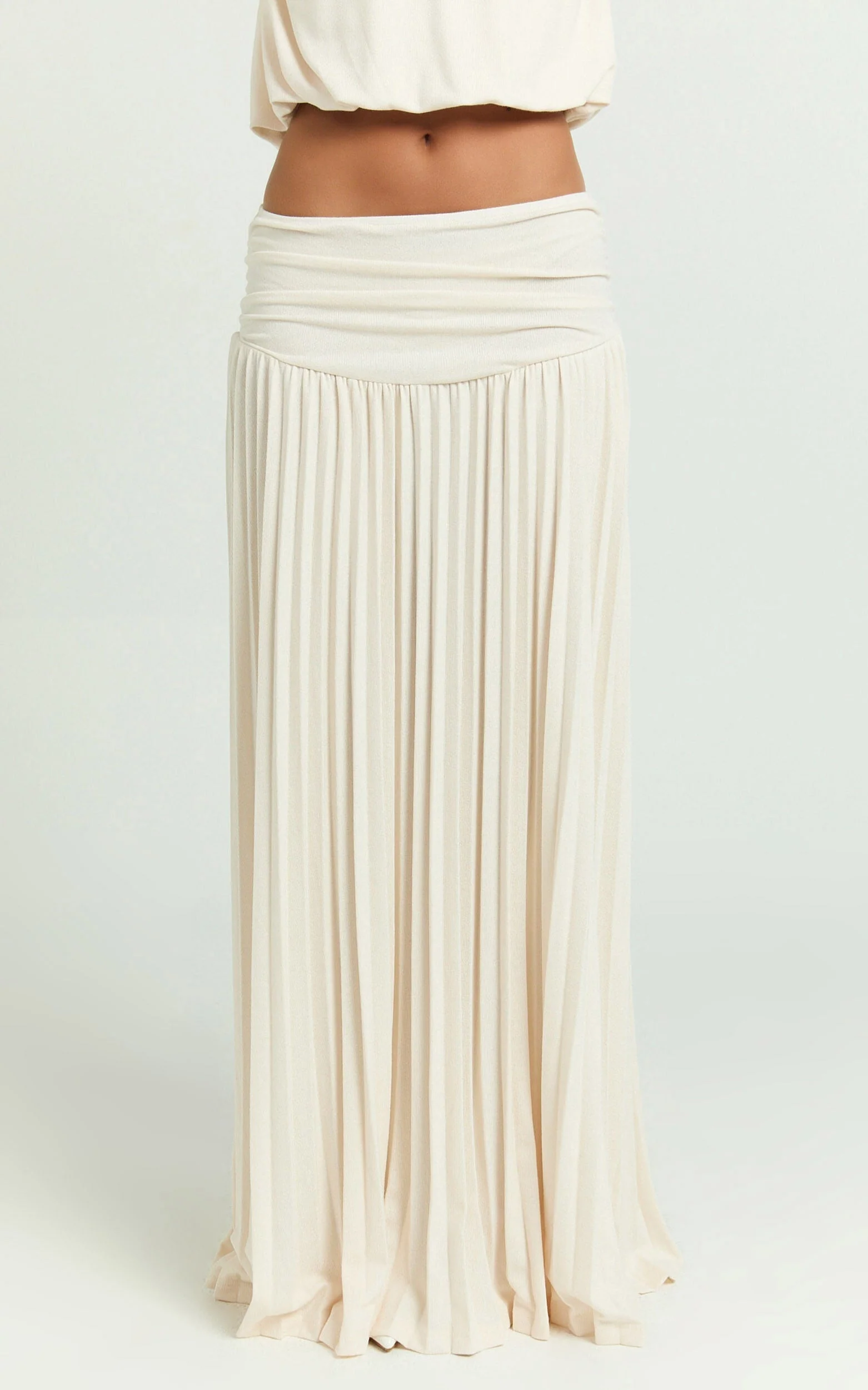 Lioness - Field of Dreams Maxi Skirt in Ivory - luluinthesky