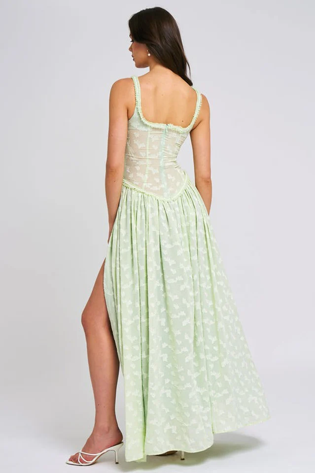 Jacquard Maxi Dress