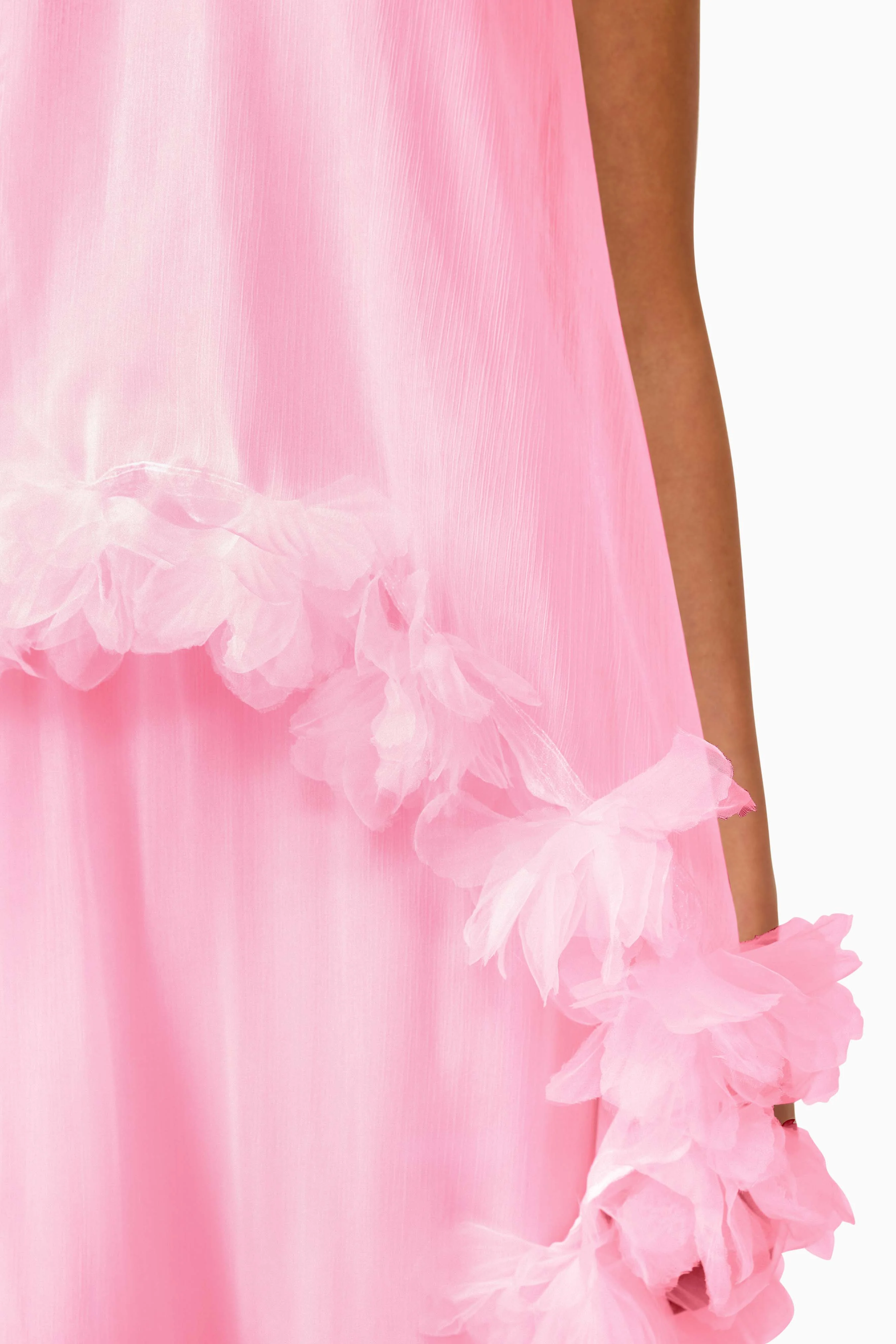 Poppy Cape Gown in Pink