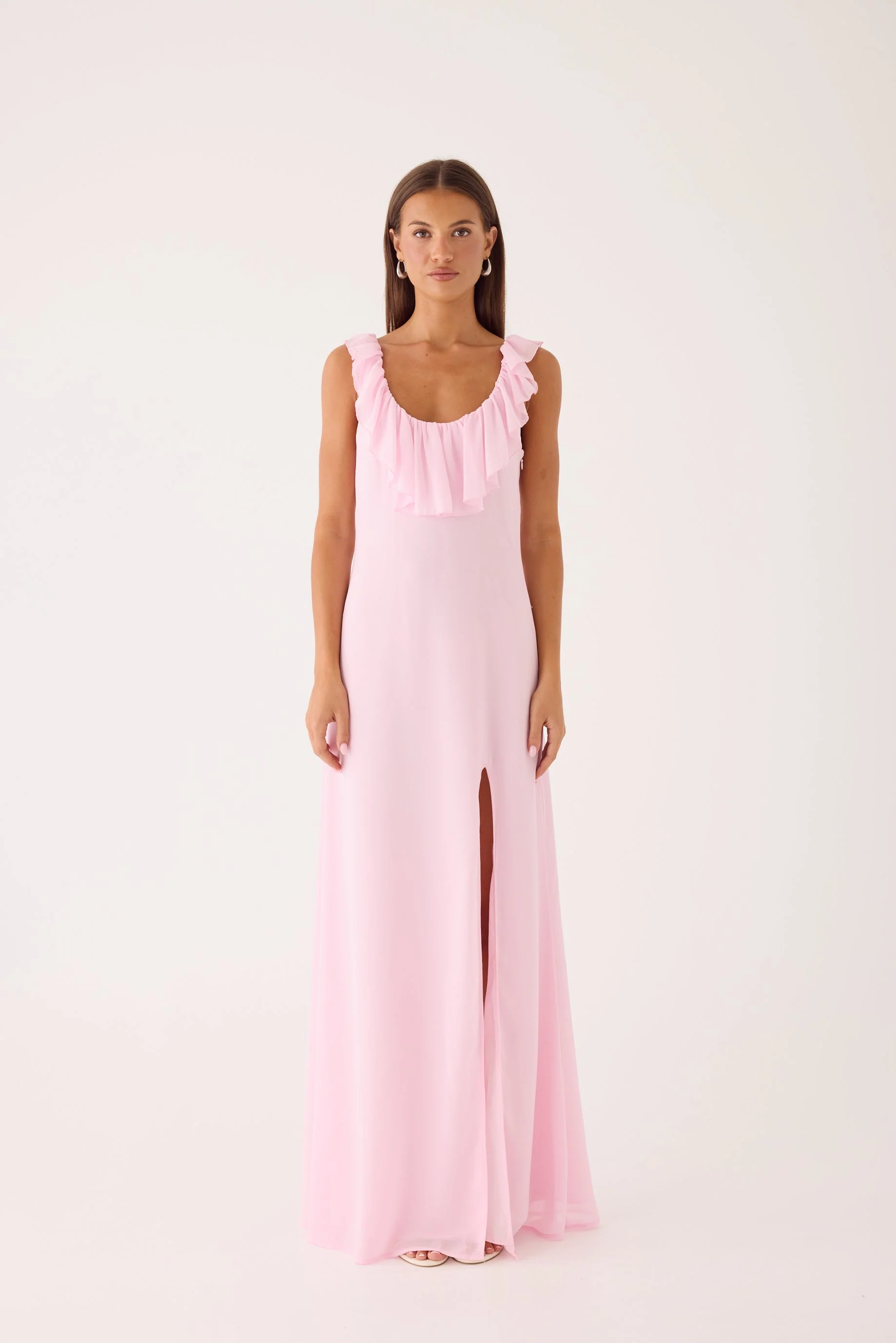 Something Inbetween Maxi Dress - Blushing Pink - luluinthesky