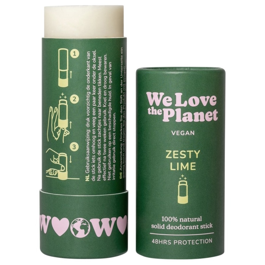 We Love The Planet Dezodoranty Naturalny dezodorant w sztyfcie - Zesty Lime (wegański)