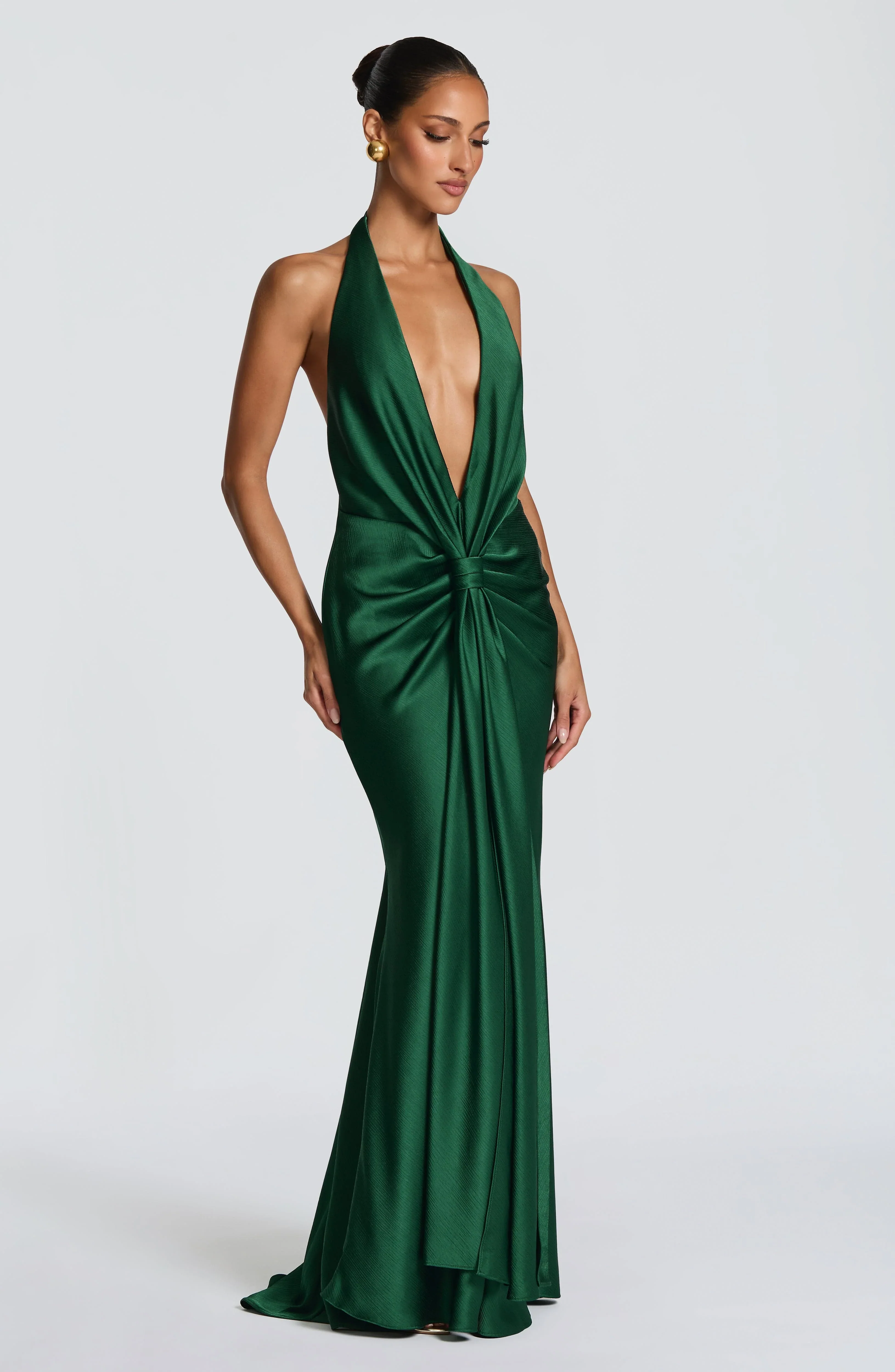 Linette Gown - Emerald